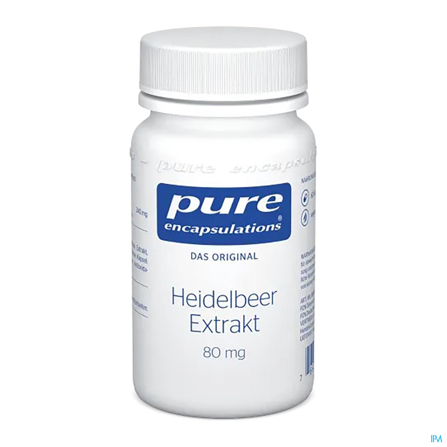 Pure Encapsulations Heidelbeer Extrakt 60 Kapseln