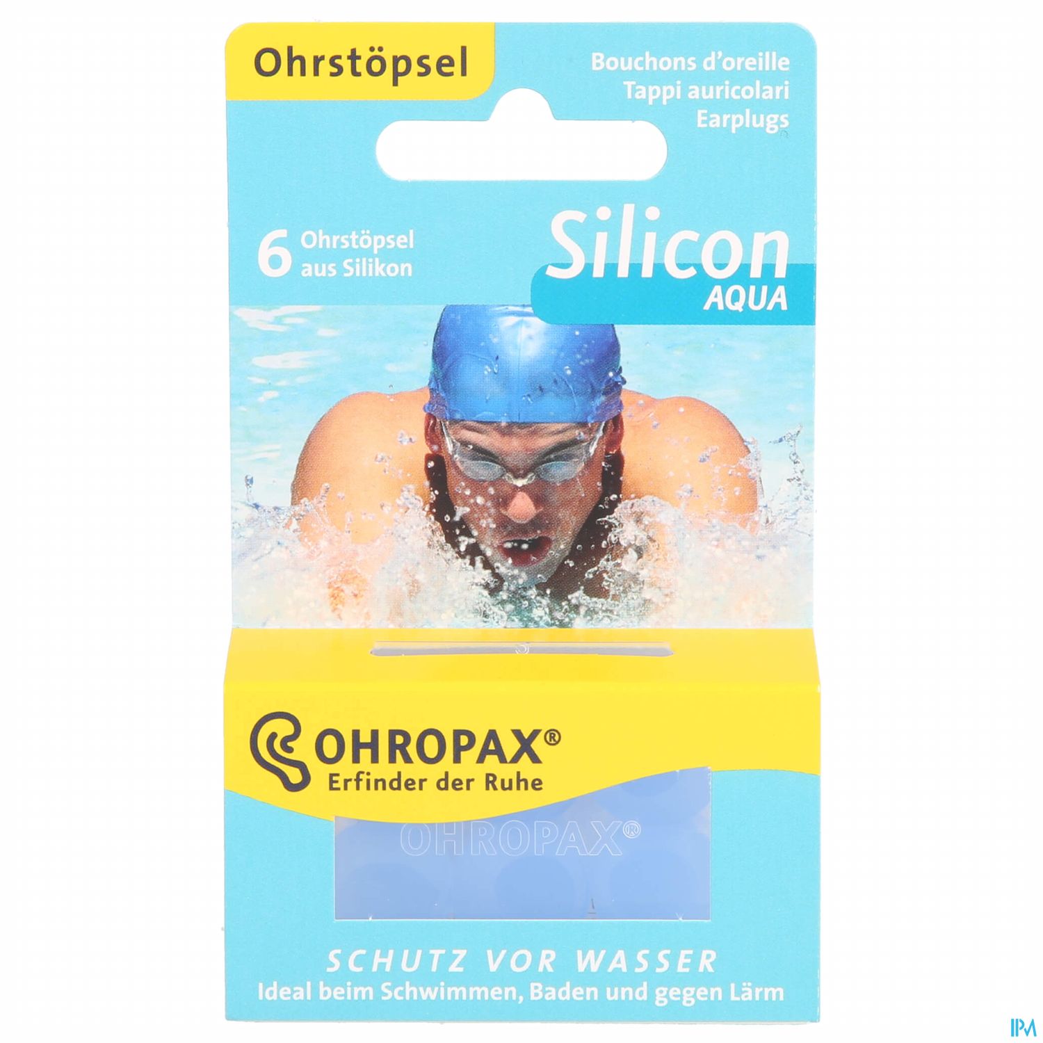 OHROPAX SIL.LAERM/WIND AQUA 6ST