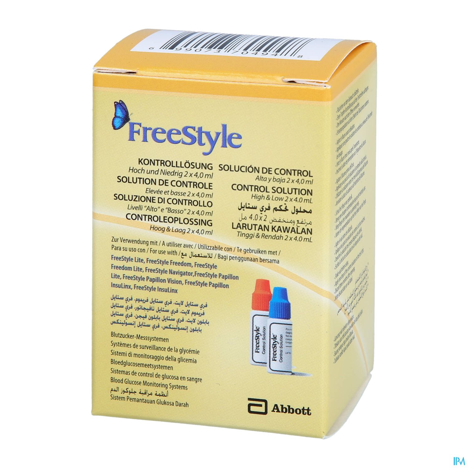 Freestyle Kontroll-loesung -abbott 4ml Flaeschchen 2st