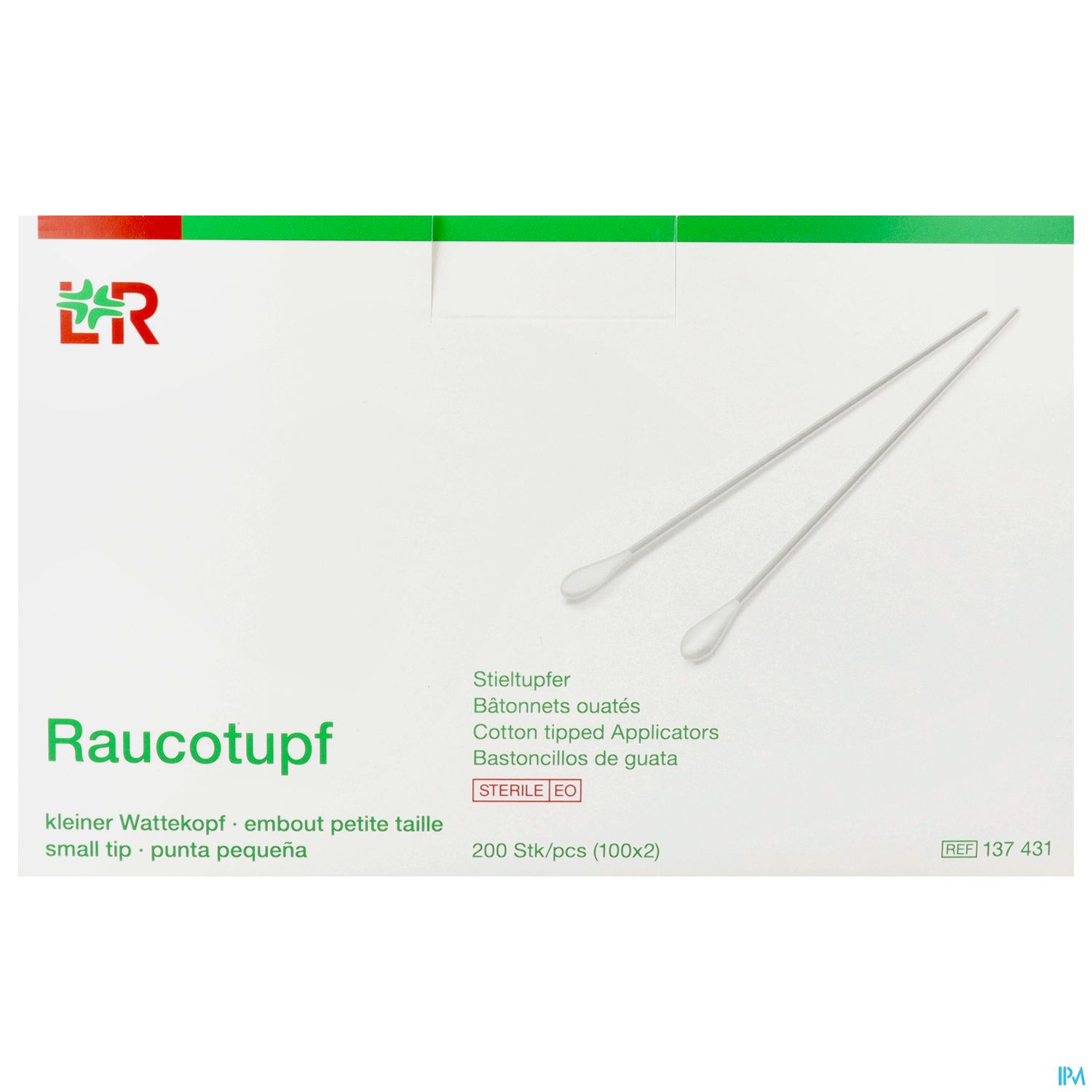 Raucotupf Stiel Kl St 100x2 200st