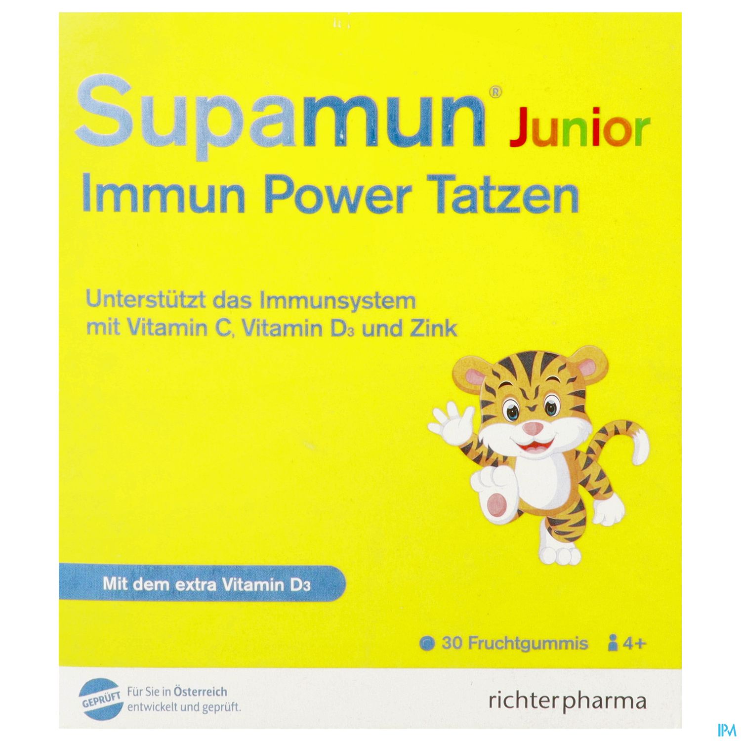 Supamun Immun Junior Power Tatzen Fruchtgummi 30st