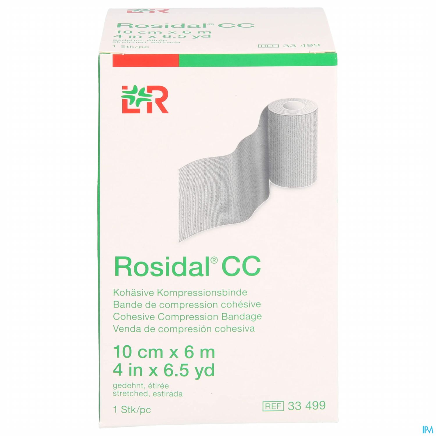 Rosidal Cc Kohaesiv Bandage 10cmx 6m 1st