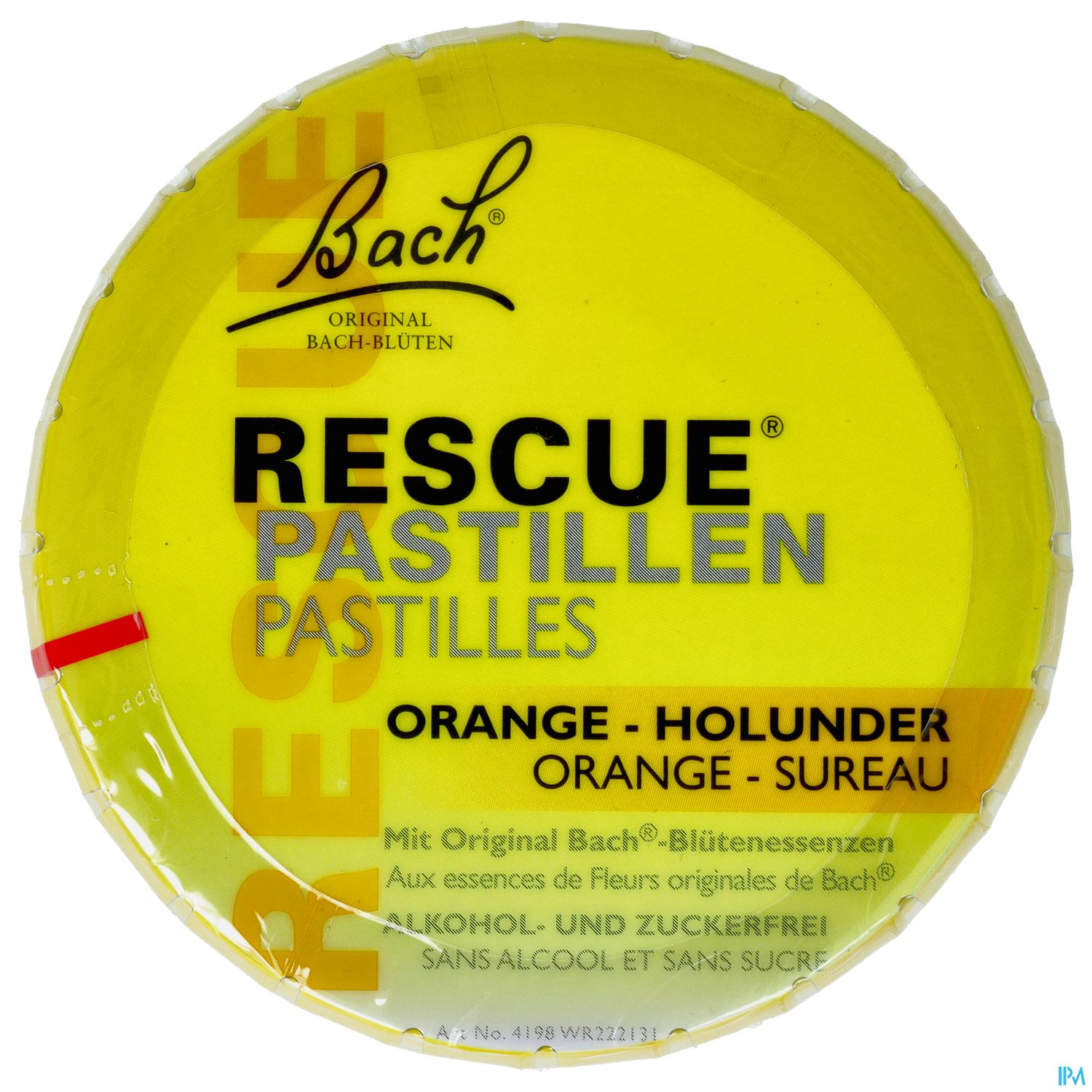 Rescura Pastillen Orange-holunder 50g