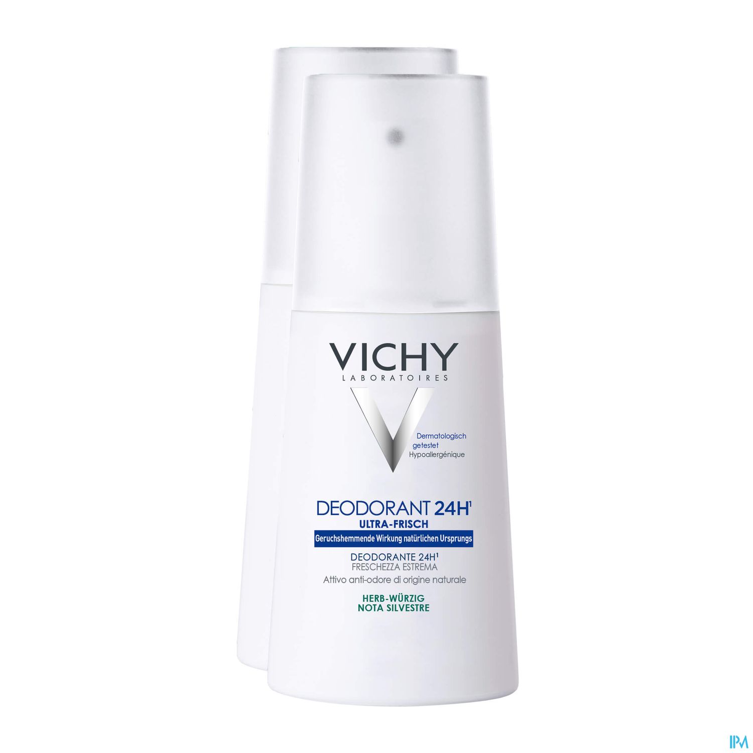 Vichy Deodorant Pumpzerstaeuber Herbwuerzig 2x100 200ml