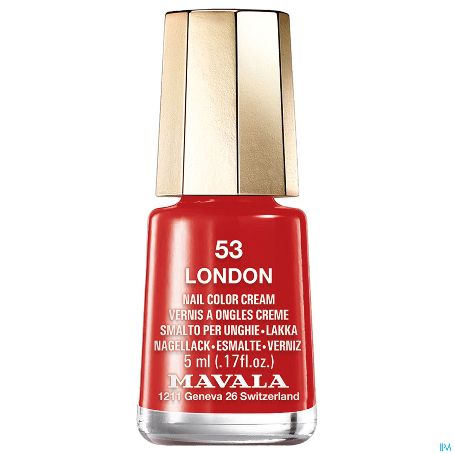 Nagellack von Mavala in der Farbe 53 London, 5 ml Flasche.