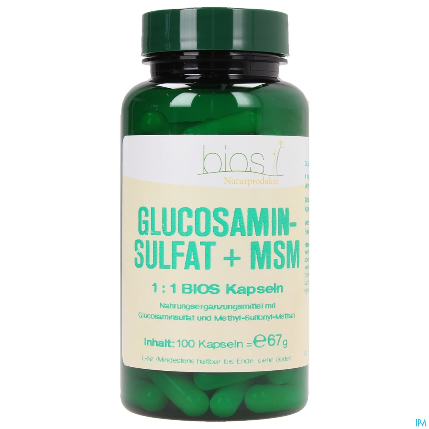 Bios Glucosaminsulfat + Msm 100 Kapseln