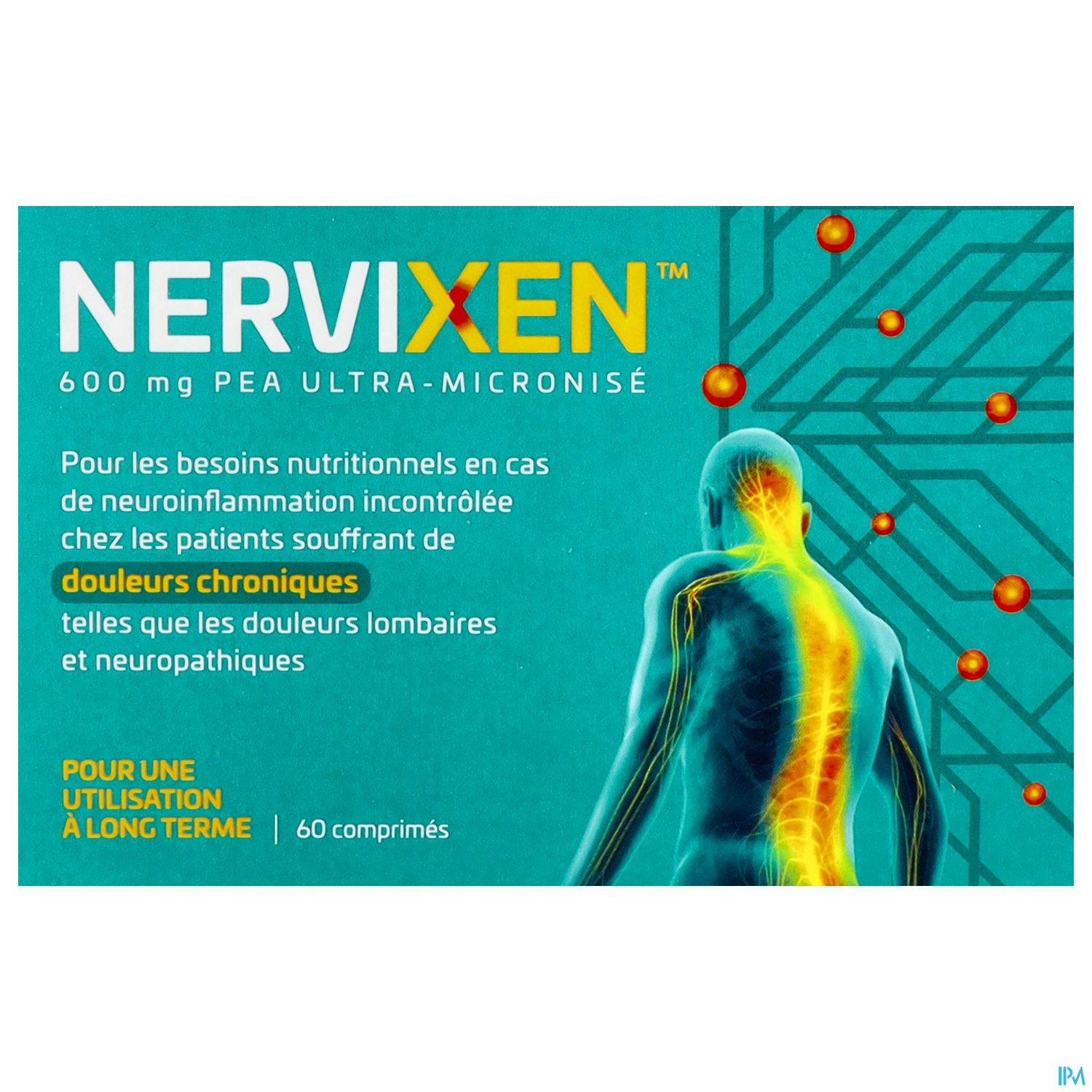 NERVIXEN TBL 600MG PEA 60ST