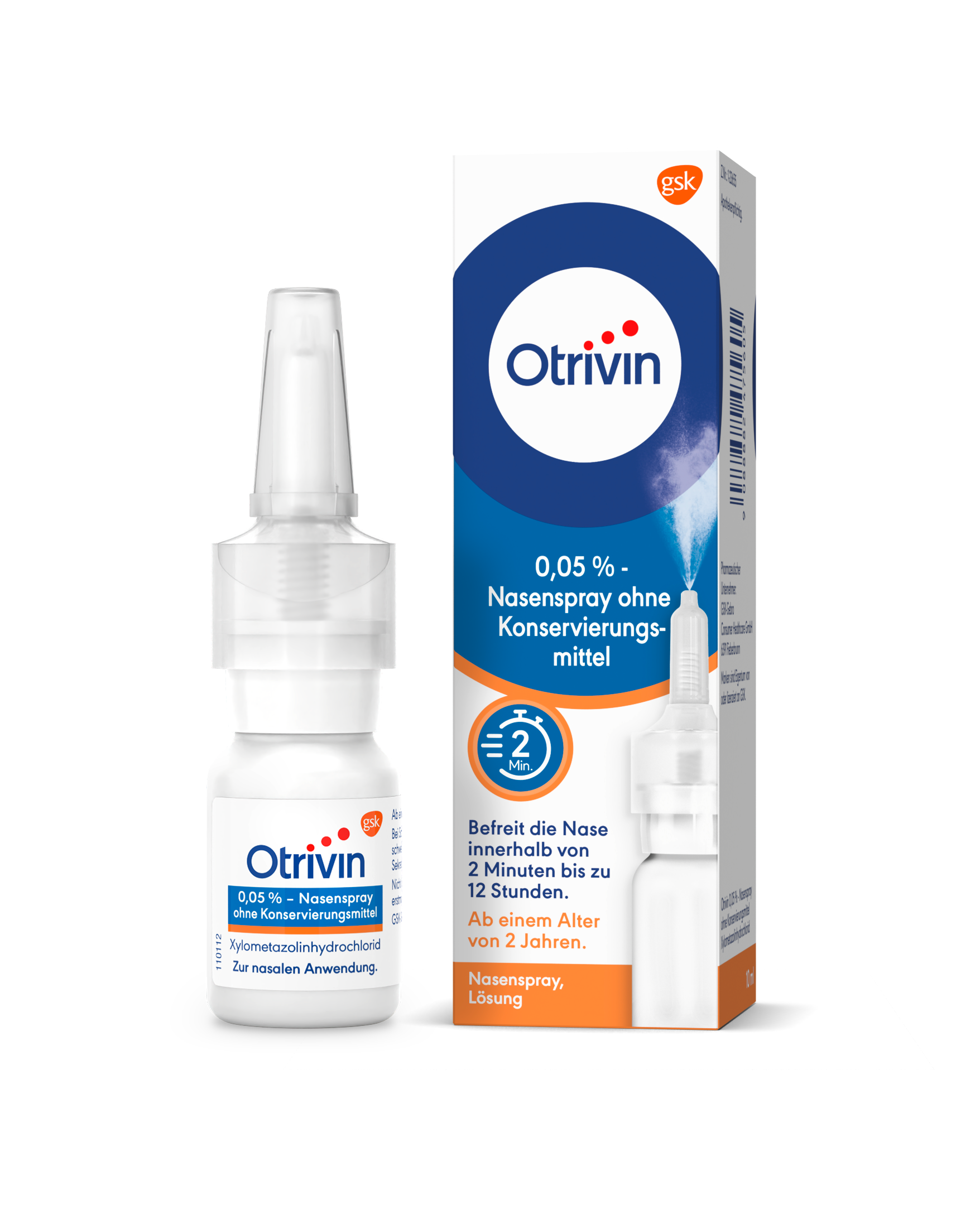 Otrivin 0,05% - Nasenspray ohne Konservierungsmittel