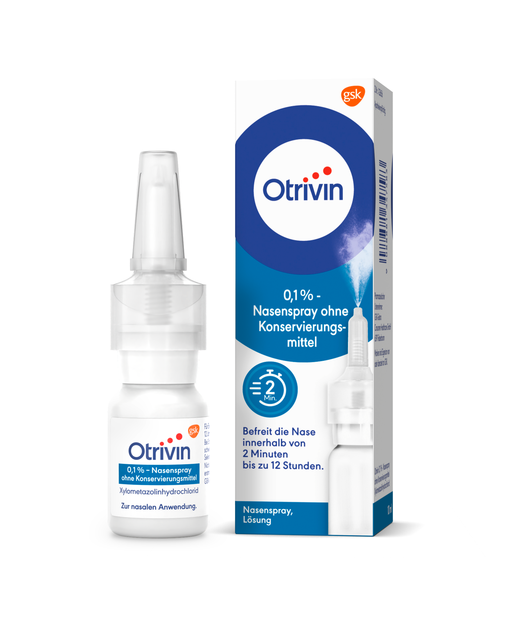 Otrivin 0,1% - Nasenspray ohne Konservierungsmittel