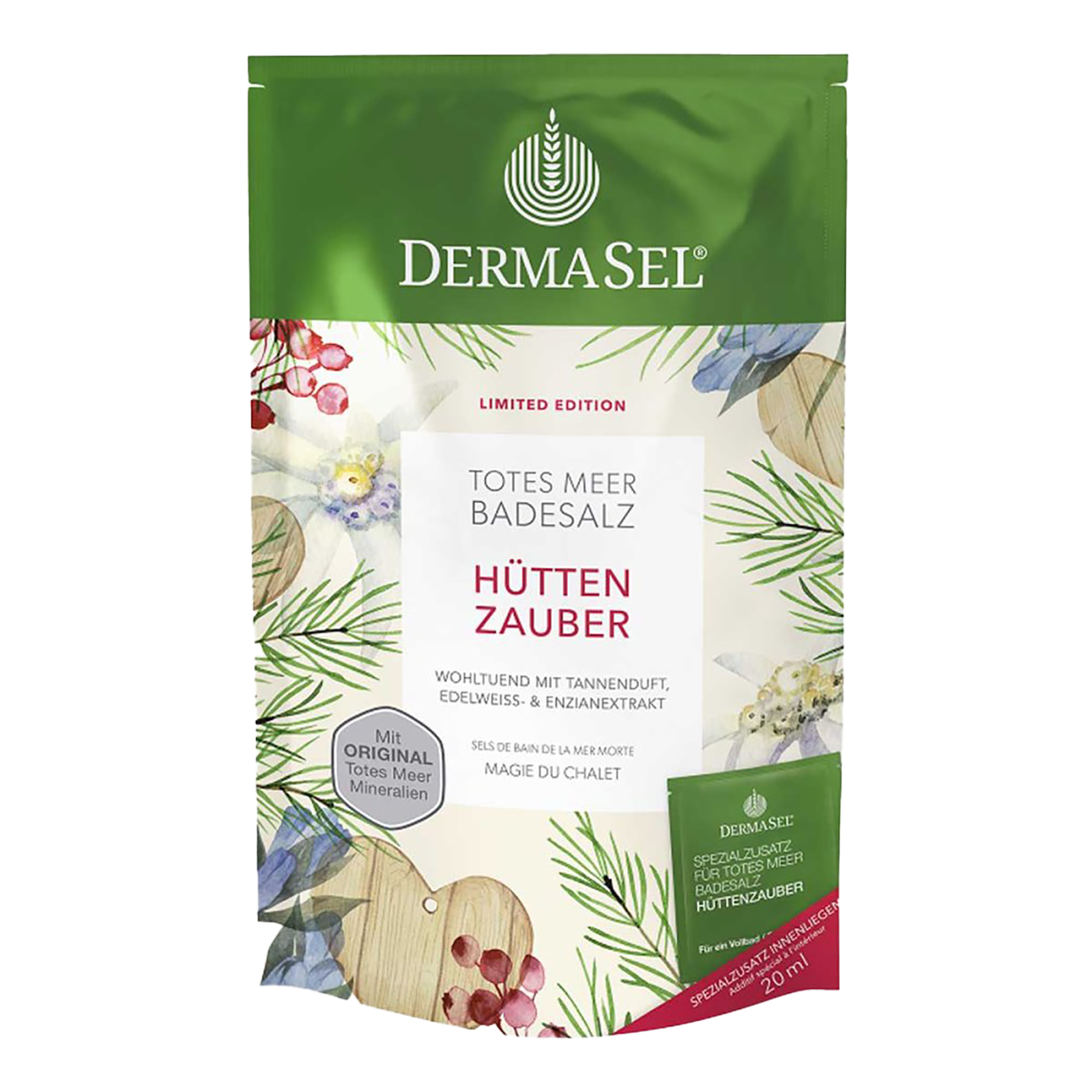 DermaSel® Totes Meer Badesalz Hüttenzauber