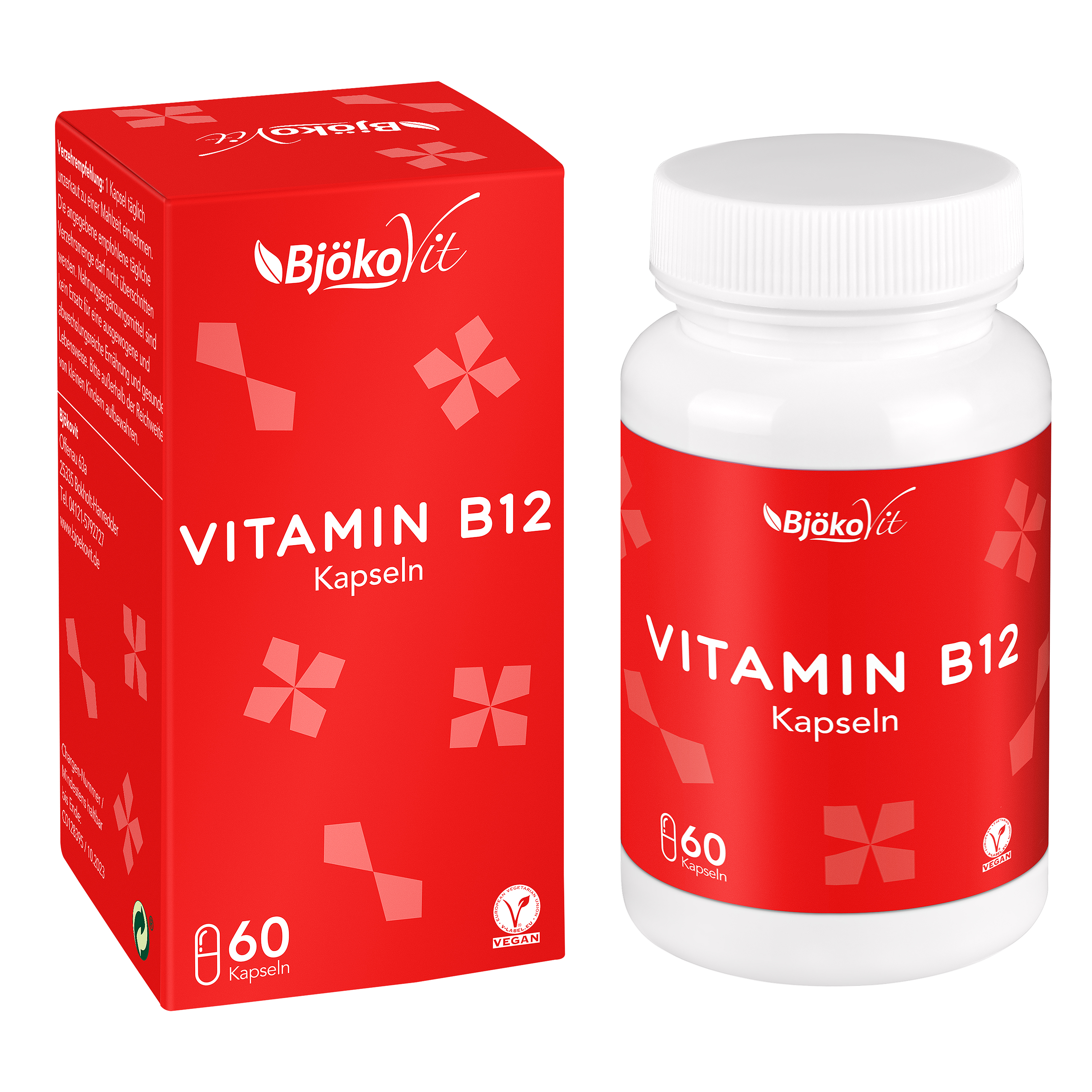 BjökoVit Vitamin B12 Kapseln 1000mcg vegan