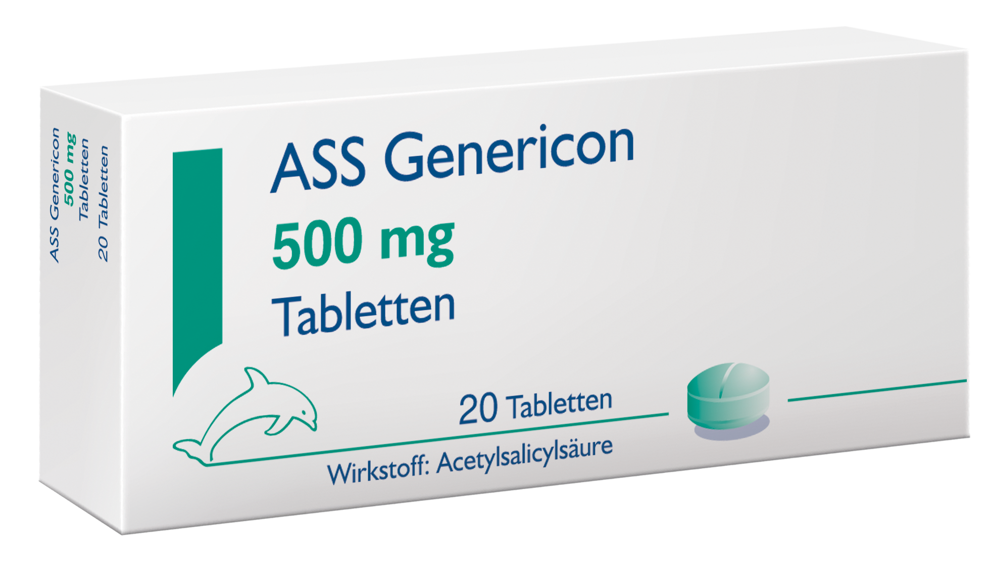ASS Genericon 500 mg - Tabletten