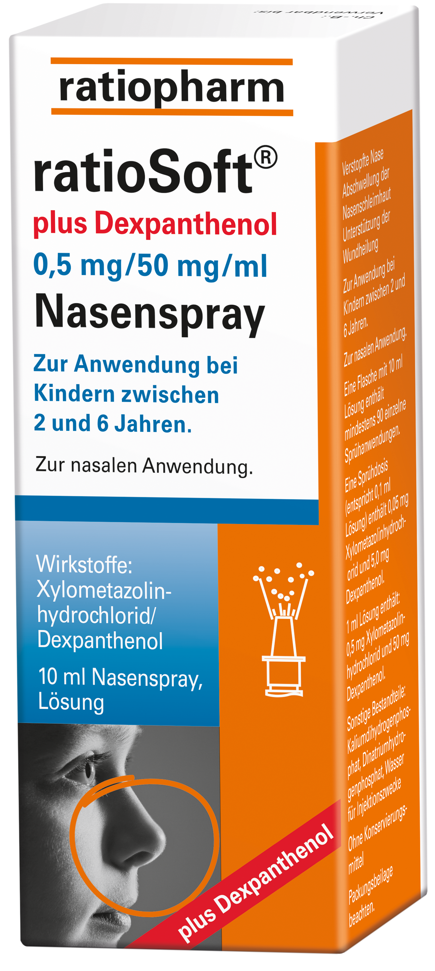 ratioSoft plus Dexpanthenol 0,5 mg/50 mg/ml - Nasenspray
