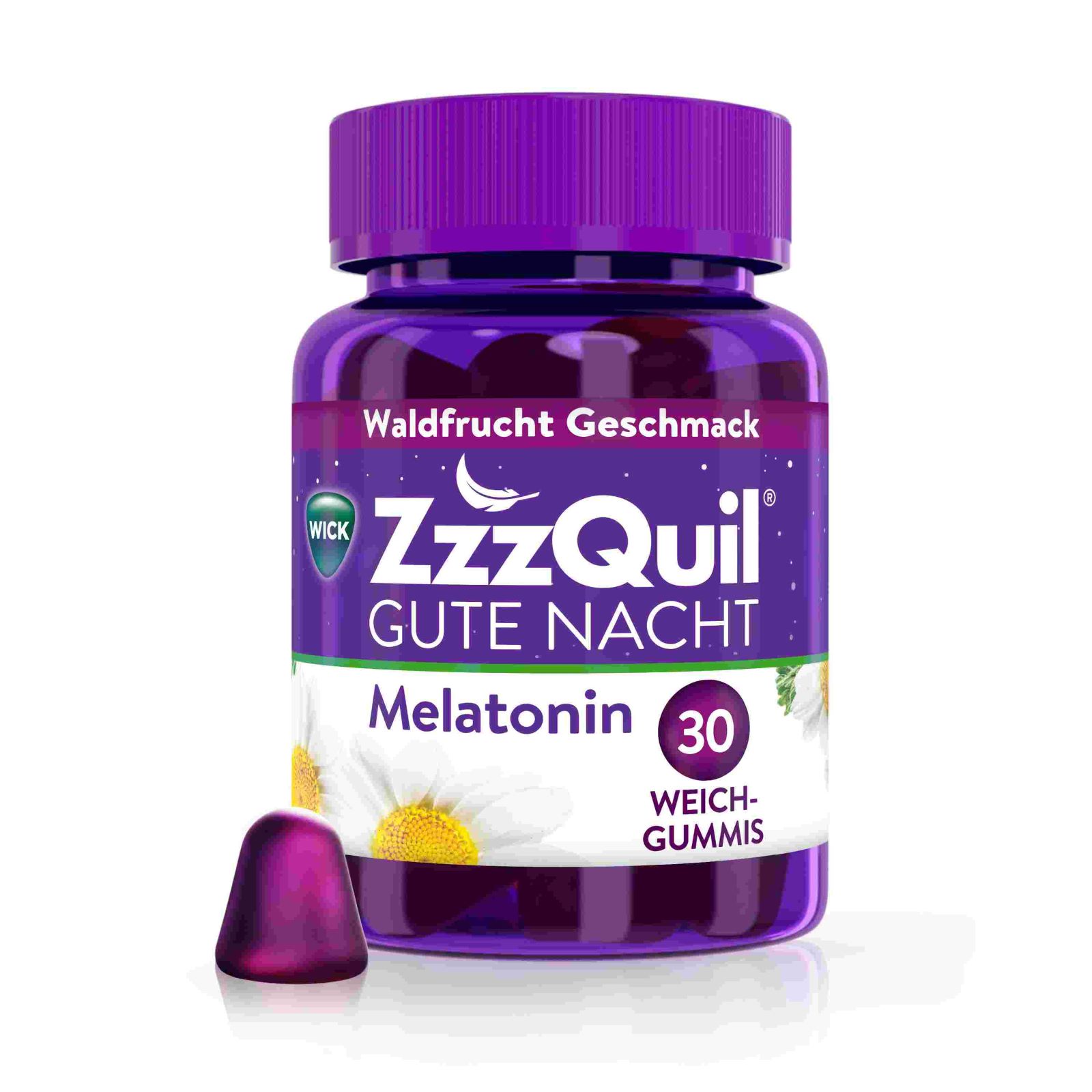 WICK ZzzQuil Gute Nacht mit Melatonin Waldfrucht