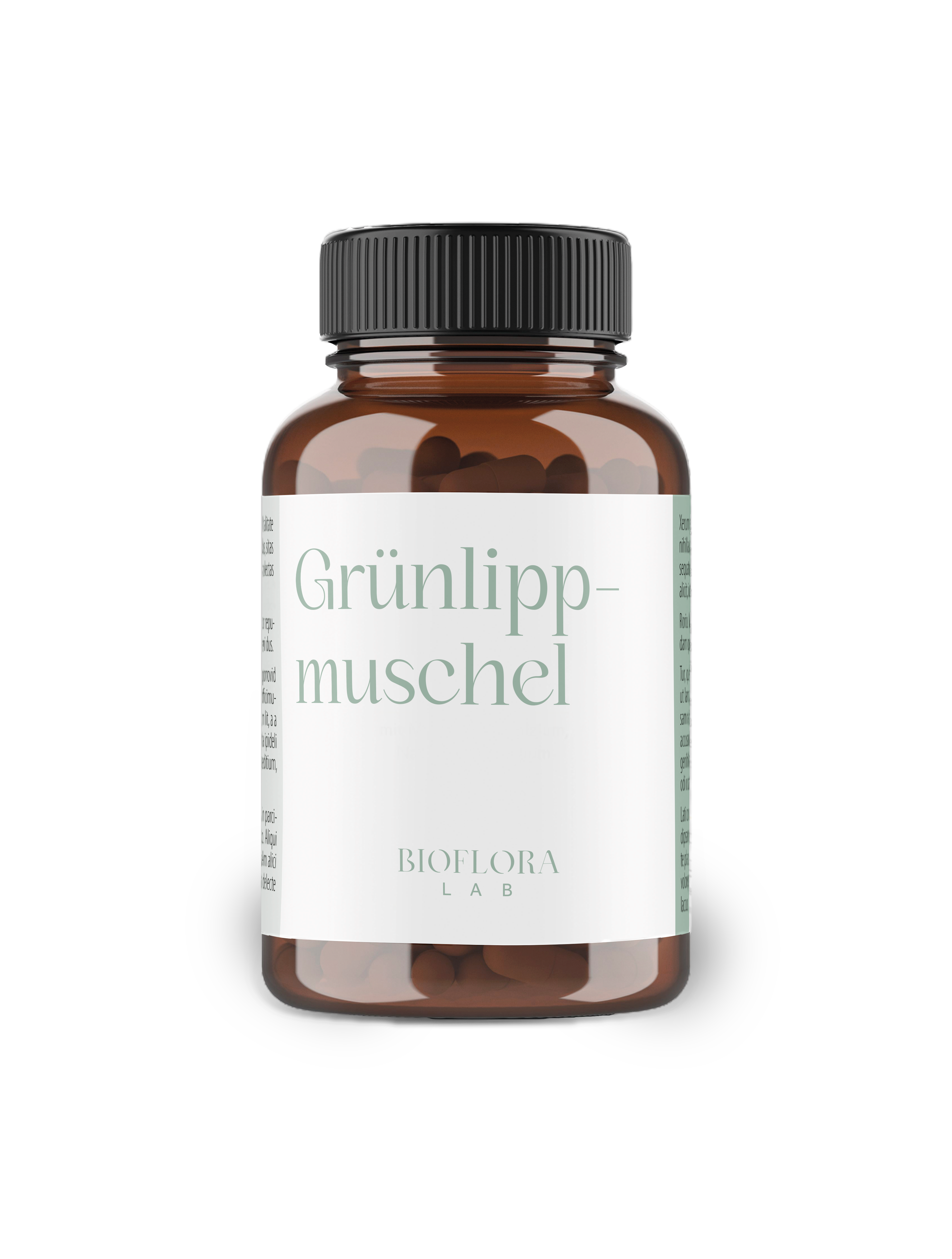 Grünlippmuschel Kapseln mit MSM und Chondoritin Bioflora