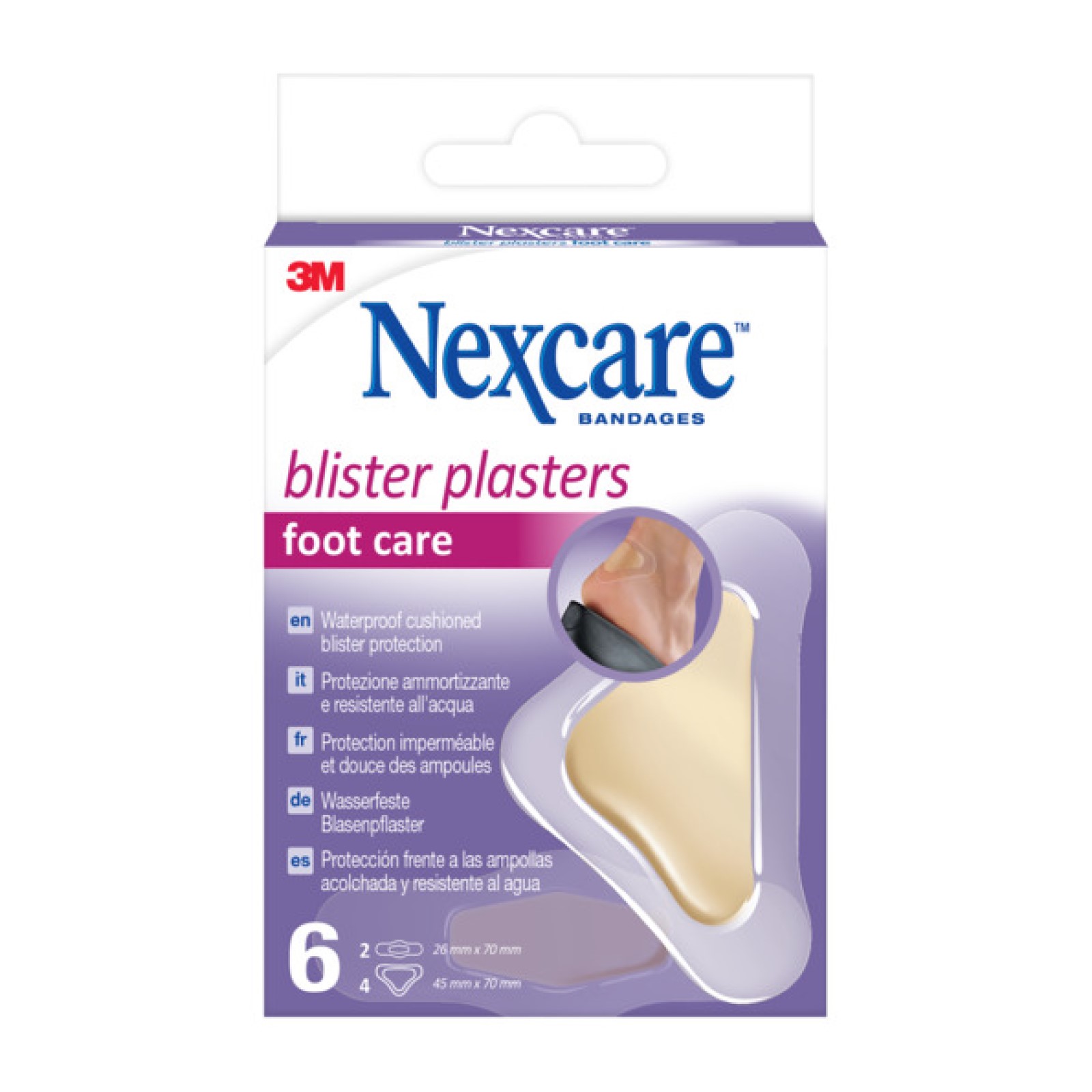 Nexcare™ Blister Pflaster, assortiert, 6/Packung