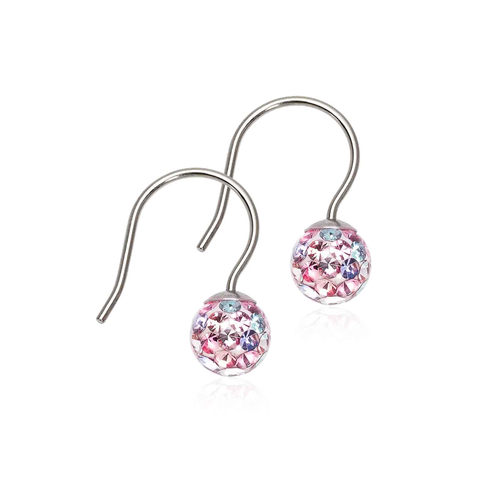 Blomdahl Ohrhänger Ball Kristall (1 Stk.)