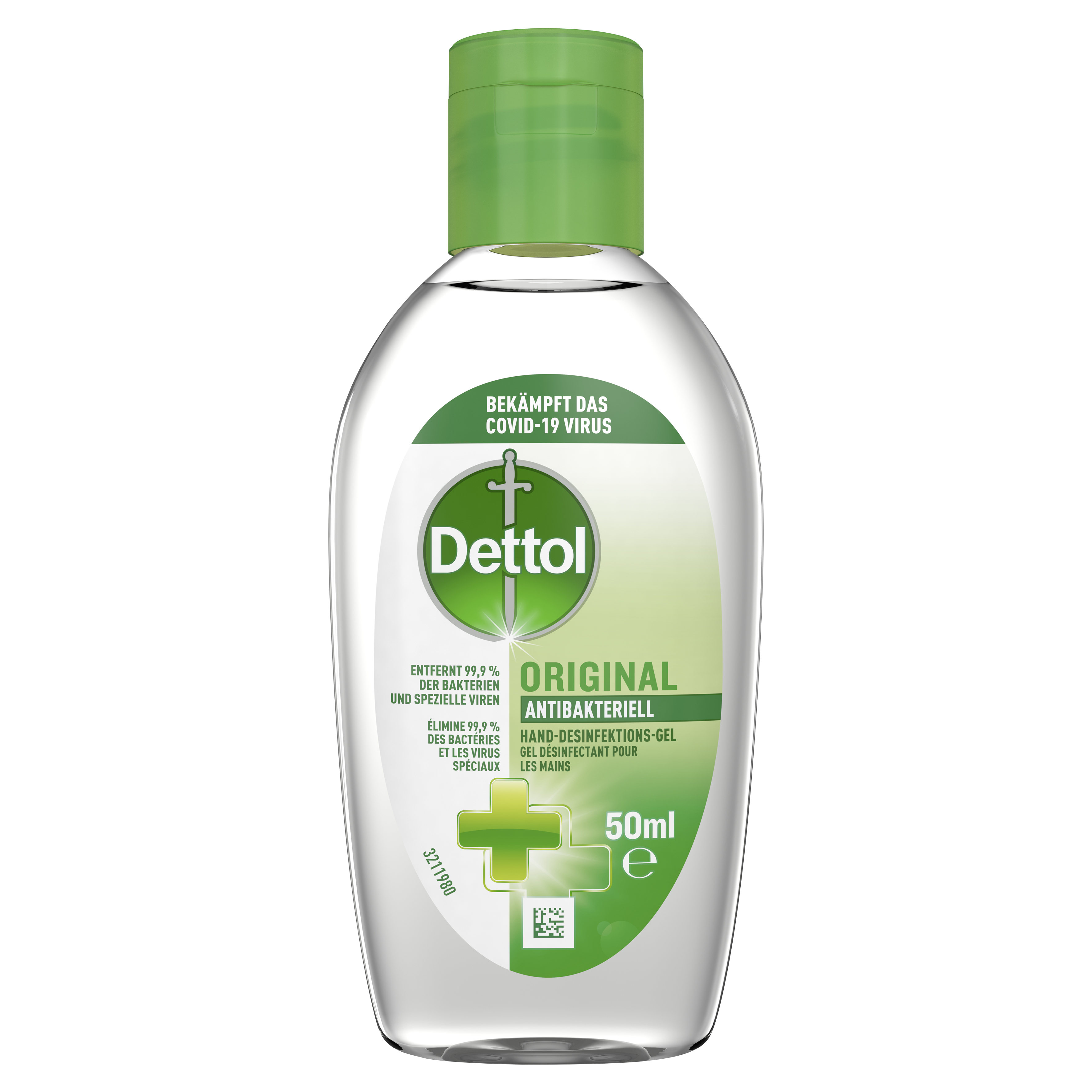 Dettol Antibakteriell Hand-Desinfektions-Gel 50 ml