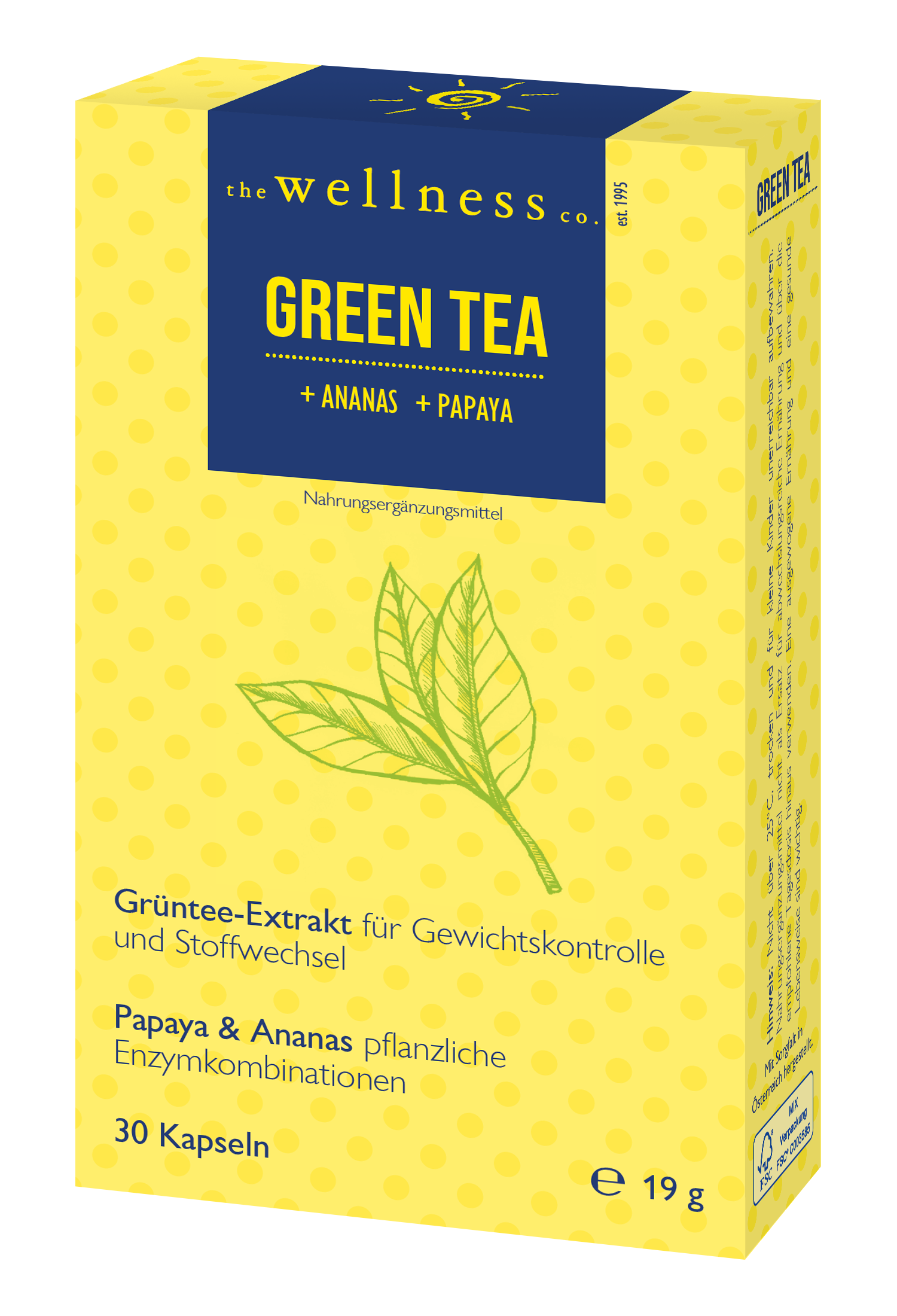 GREEN TEA + ANANAS + PAPAYA