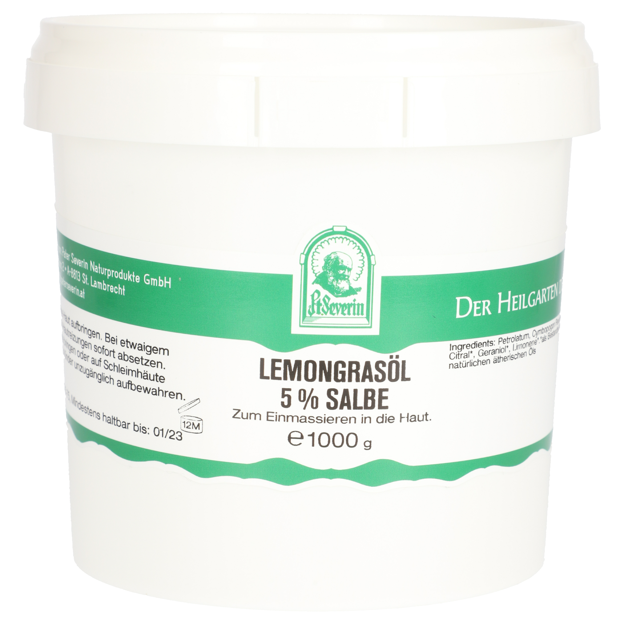 Lemongrasoel 5% Salbe 1000g