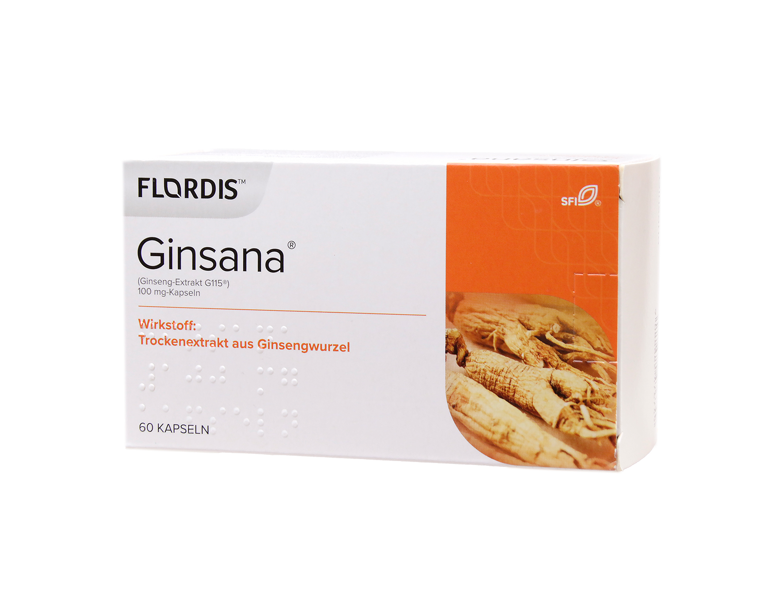 Ginsana® (Ginseng-Extrakt G115) 100 mg – Kapseln