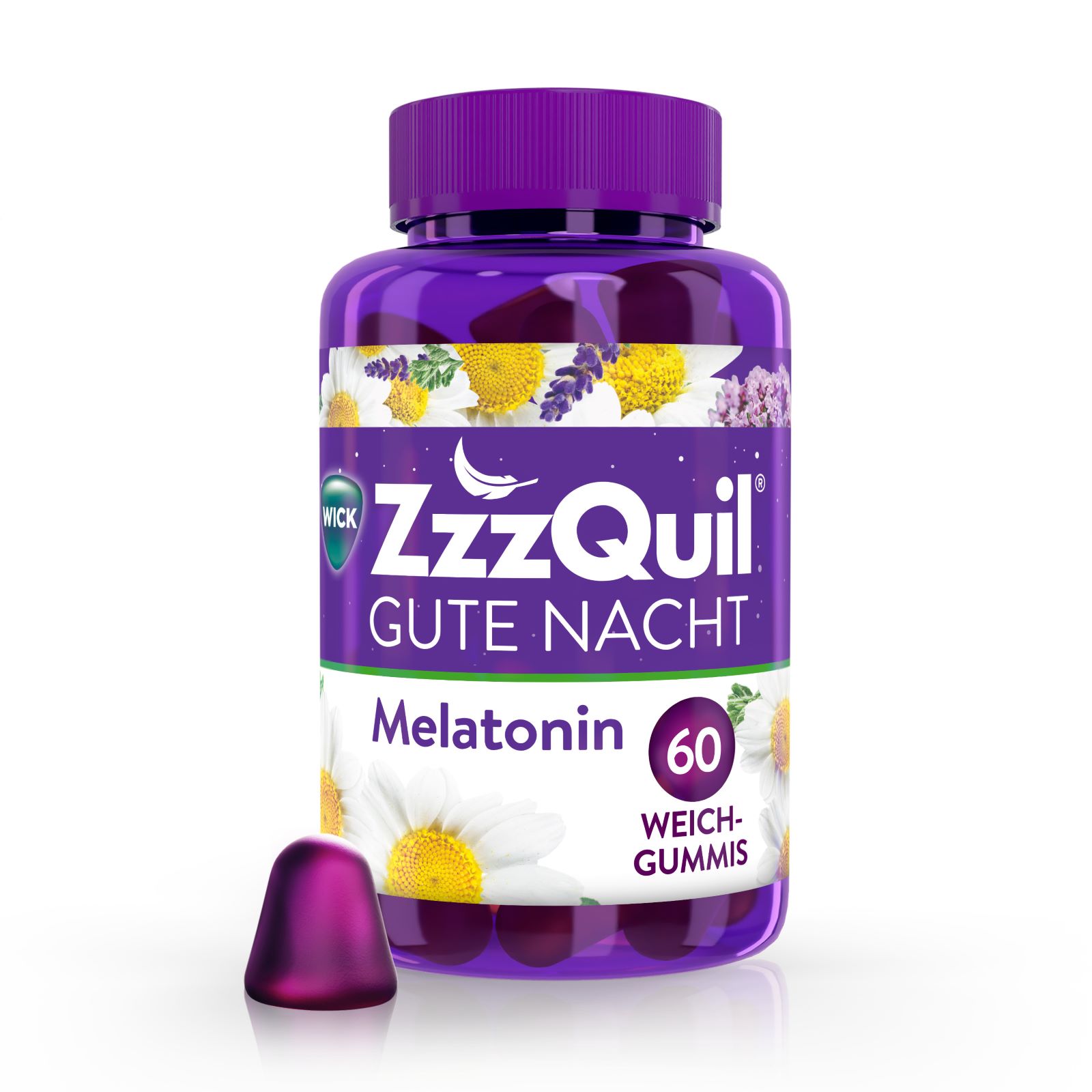 WICK ZzzQuil Gute Nacht mit Melatonin Waldfrucht