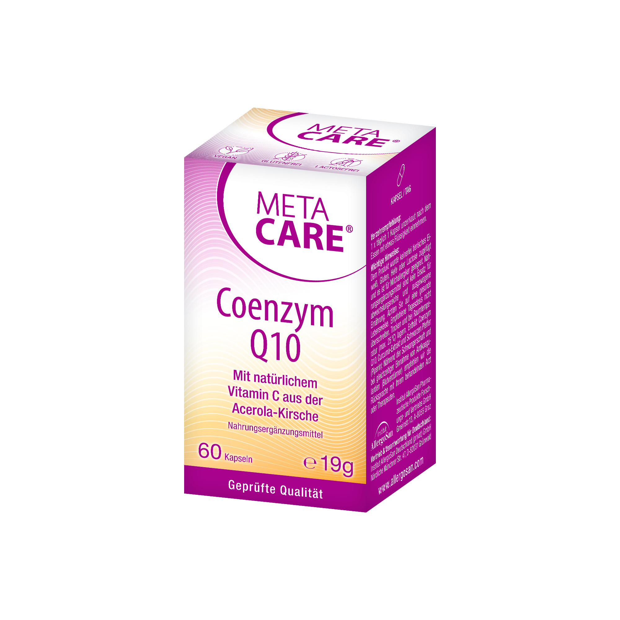 META-CARE® Coenzym Q10, 60 Kapseln