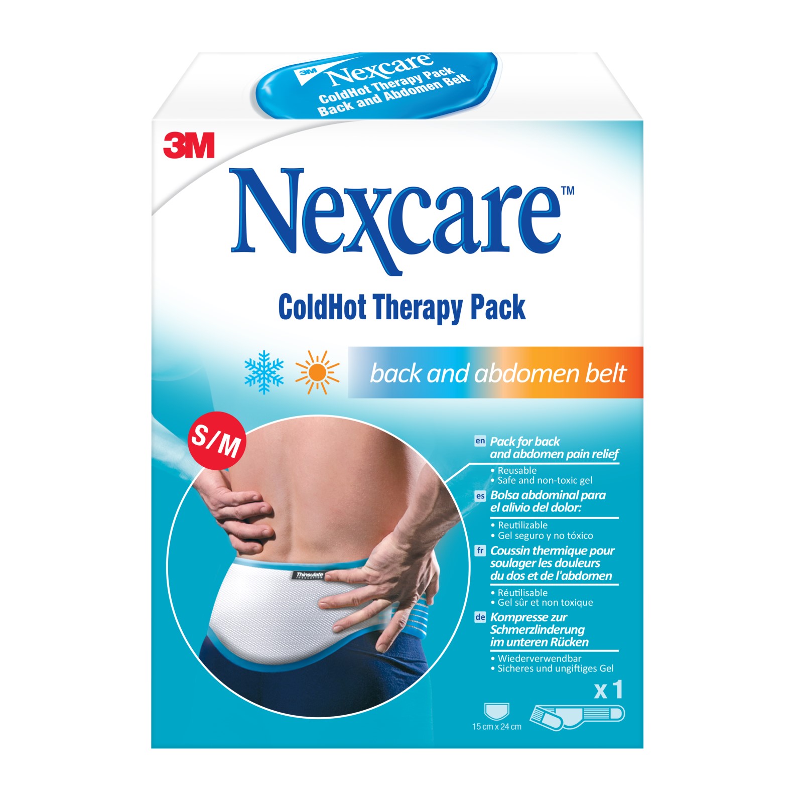 Nexcare™ ColdHot Therapy Pack Belt S/M, 1/Packung