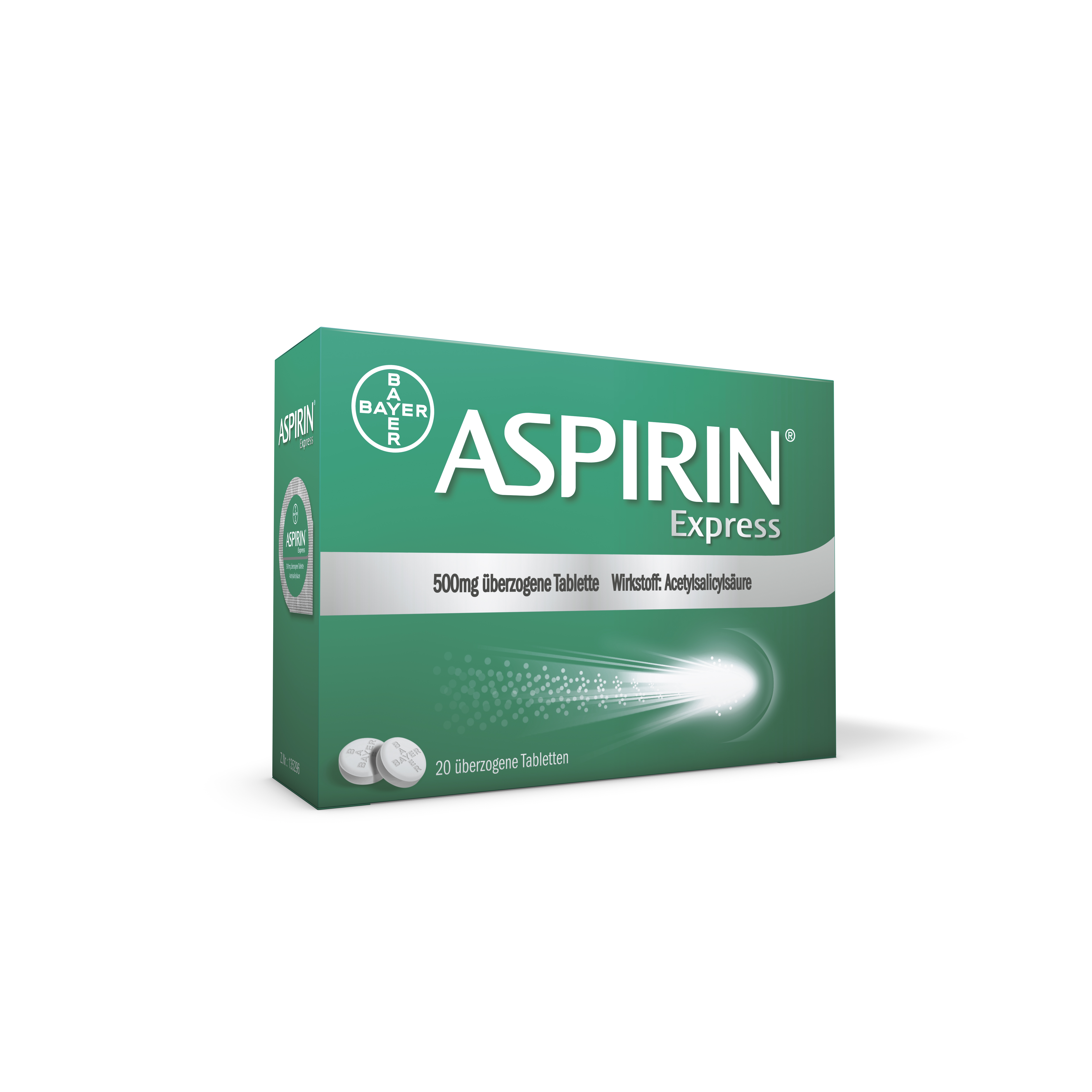 Aspirin Express 500 mg - überzogene Tablette