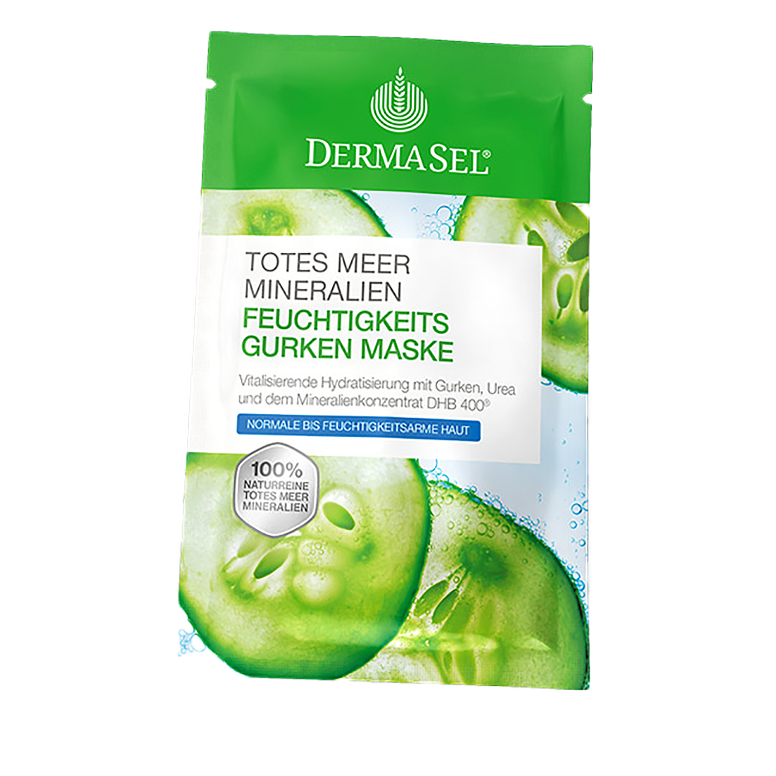DermaSel® Totes Meer Mineralien Feuchtigkeits Gurken Maske
