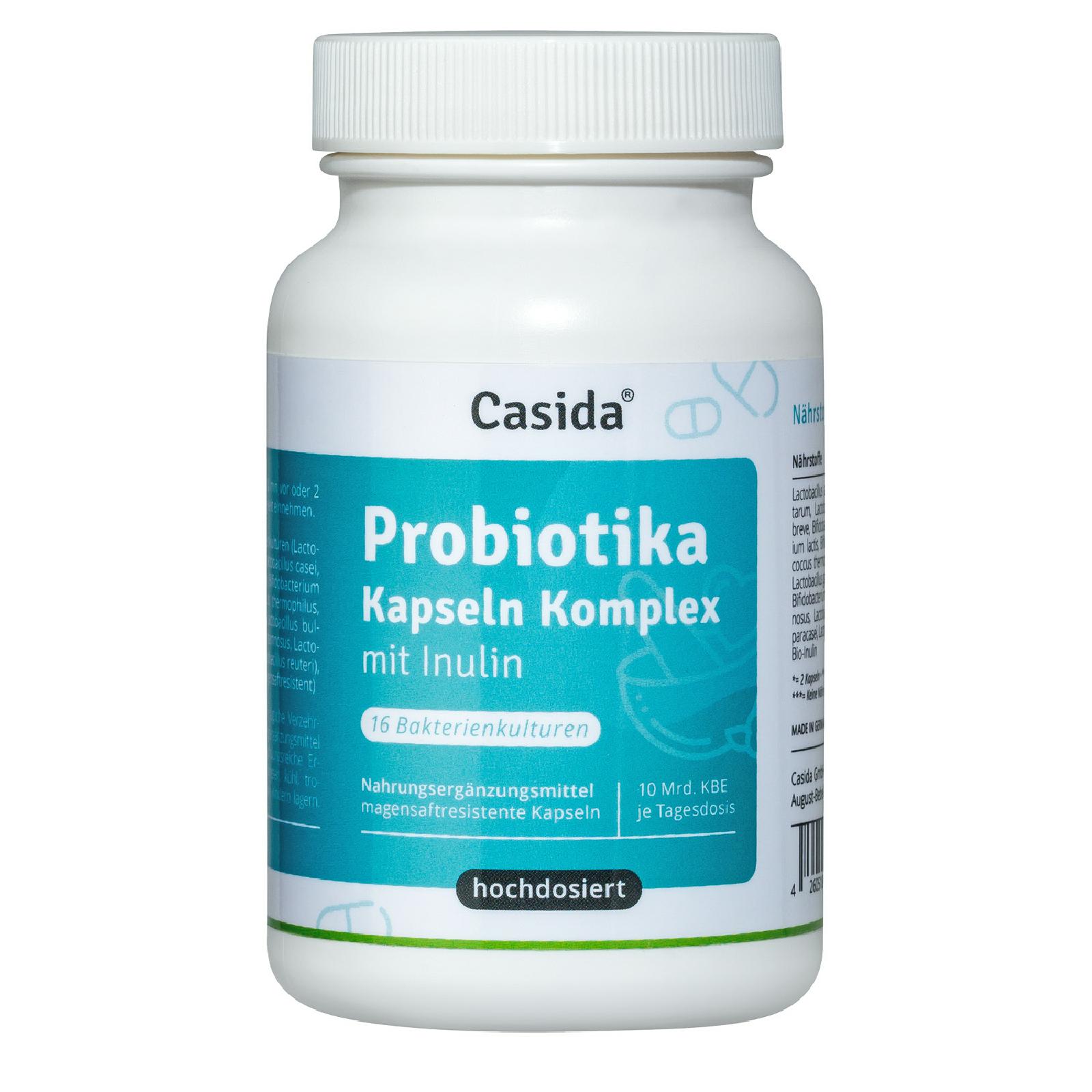Casida Probiotika Kapseln Komplex mit Inulin