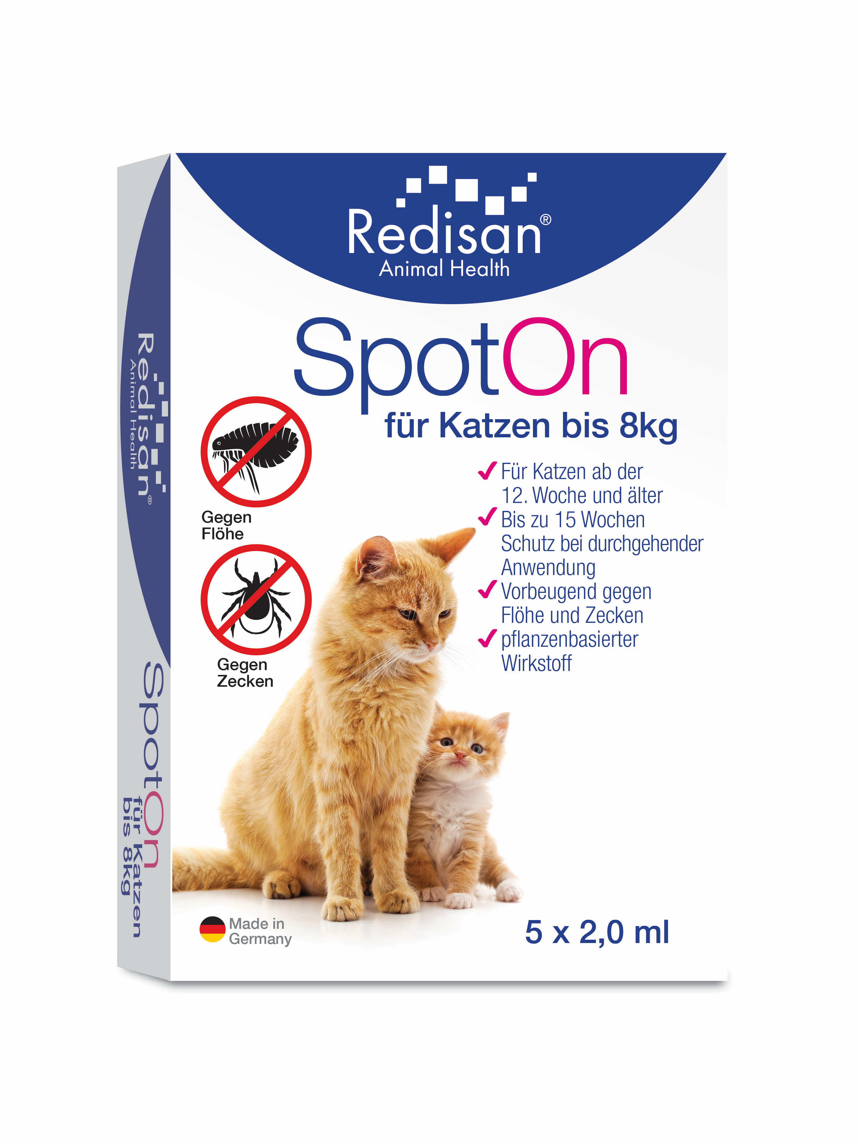 Redisan Spot On Katzen 5x2 ml