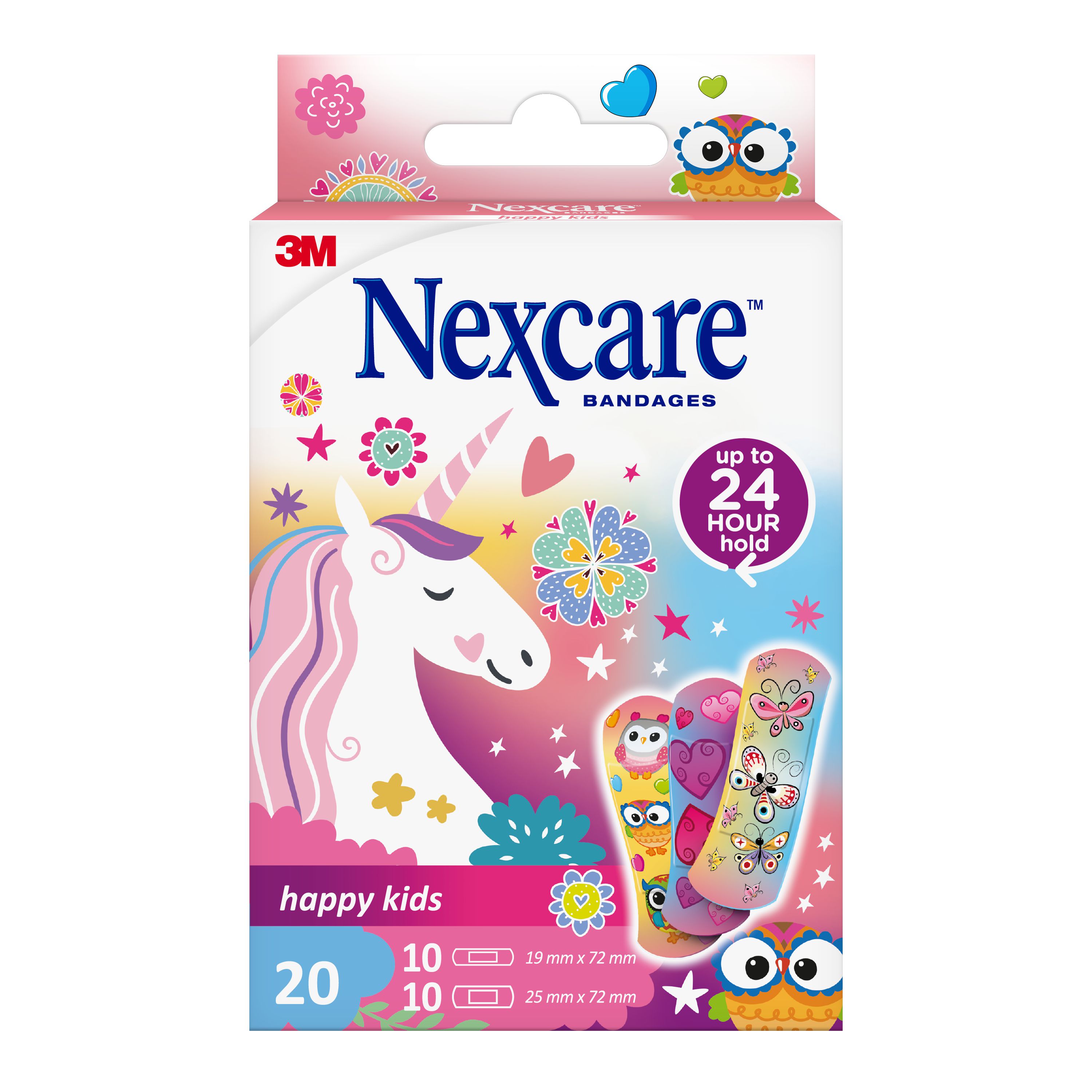 Nexcare™ Happy Kids Plasters Magic, assortiert, 20/Packung