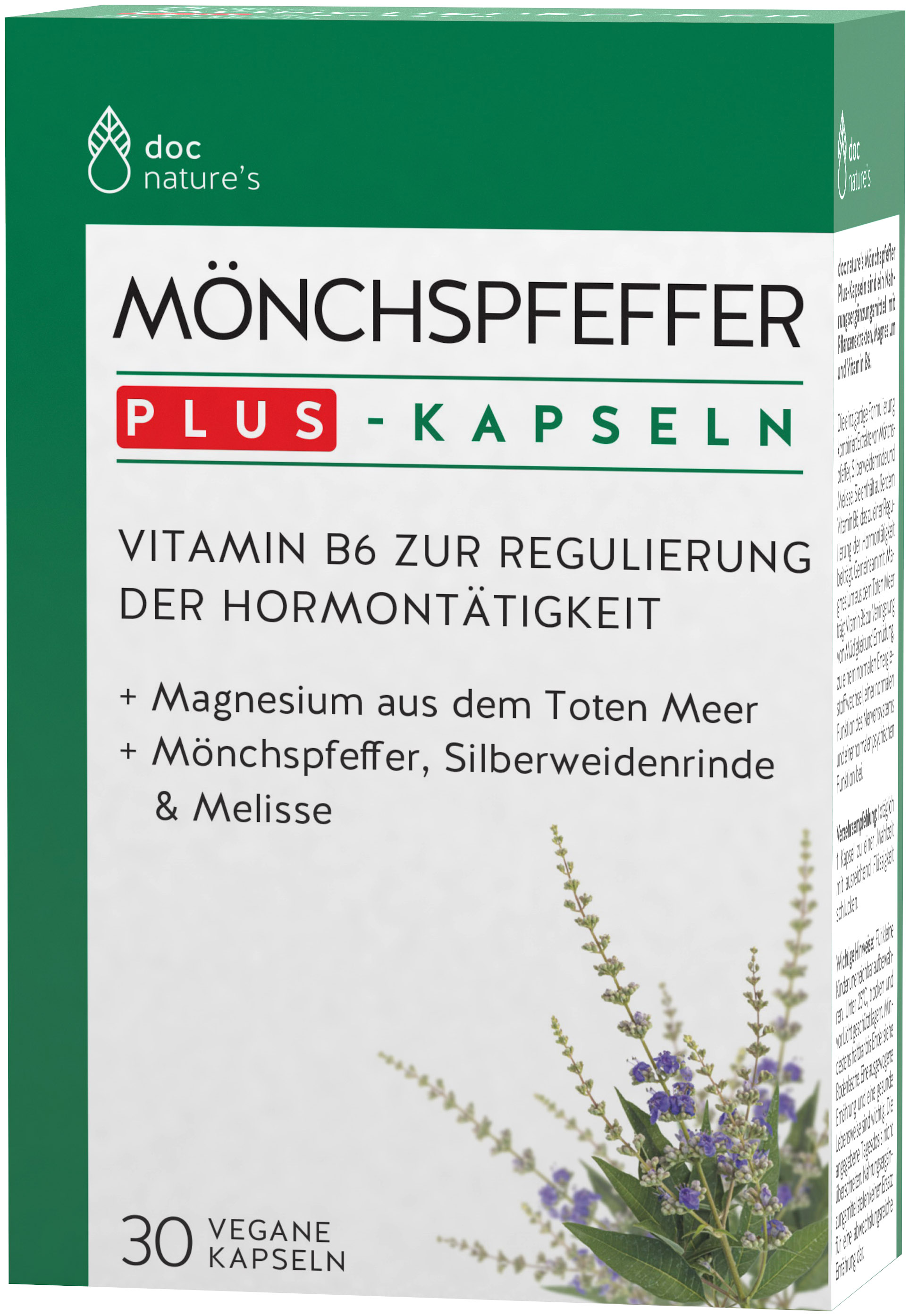 Doc Nature‘s MÖnchspfeffer Plus Kapseln (30 Stk.)