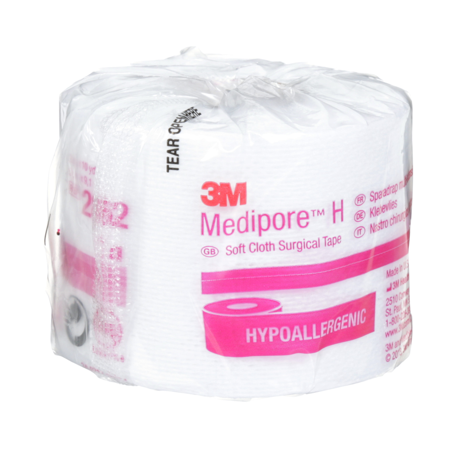 3M™ Medipore™ H Fixationsvlies perforiert, 2862, 5 cm x 9,1 m 12/Packung
