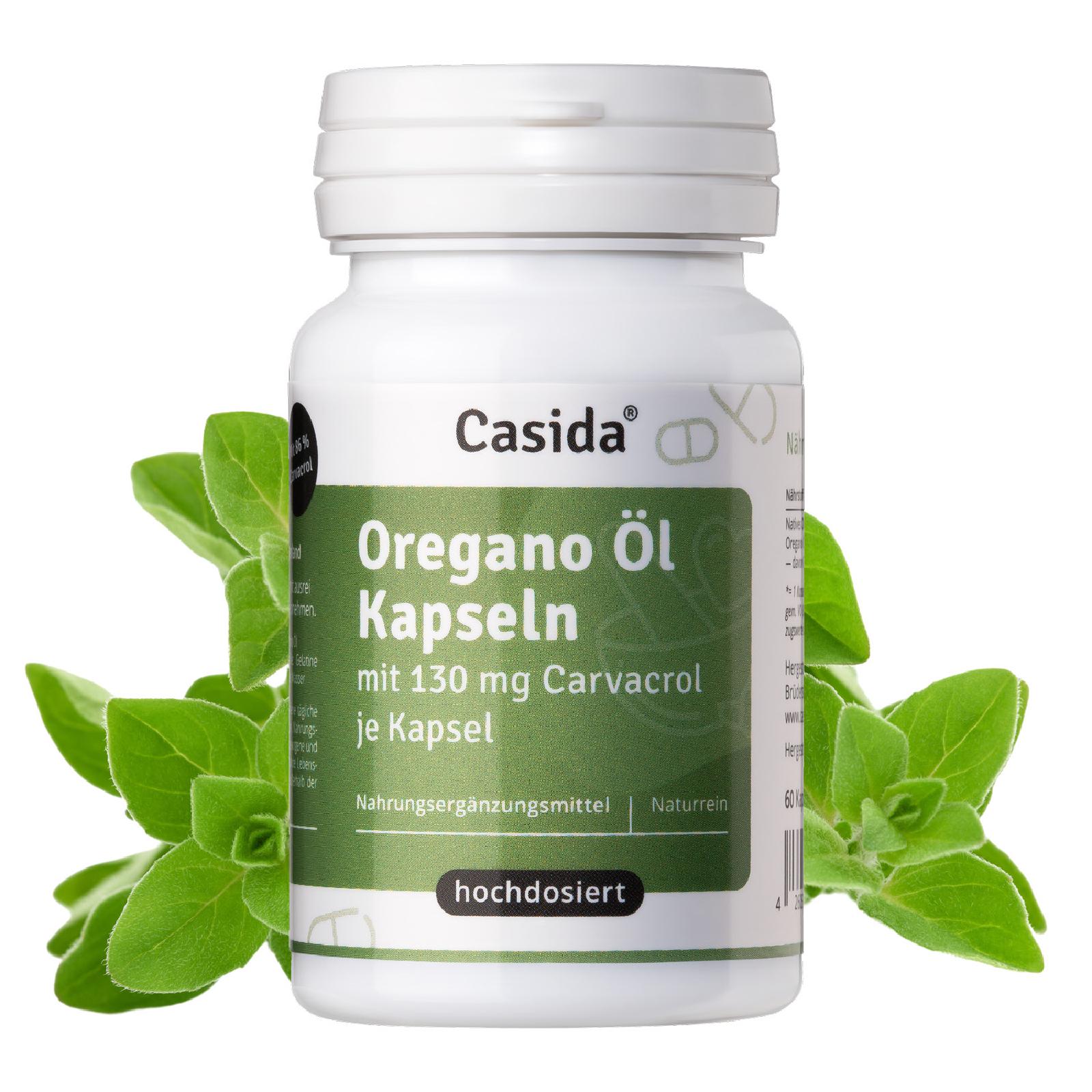 Hochdosierte Oregano Öl Kapseln aus Griechenland – 150 mg Oregano Öl je Kapsel - Hoher Carvacrol Gehalt