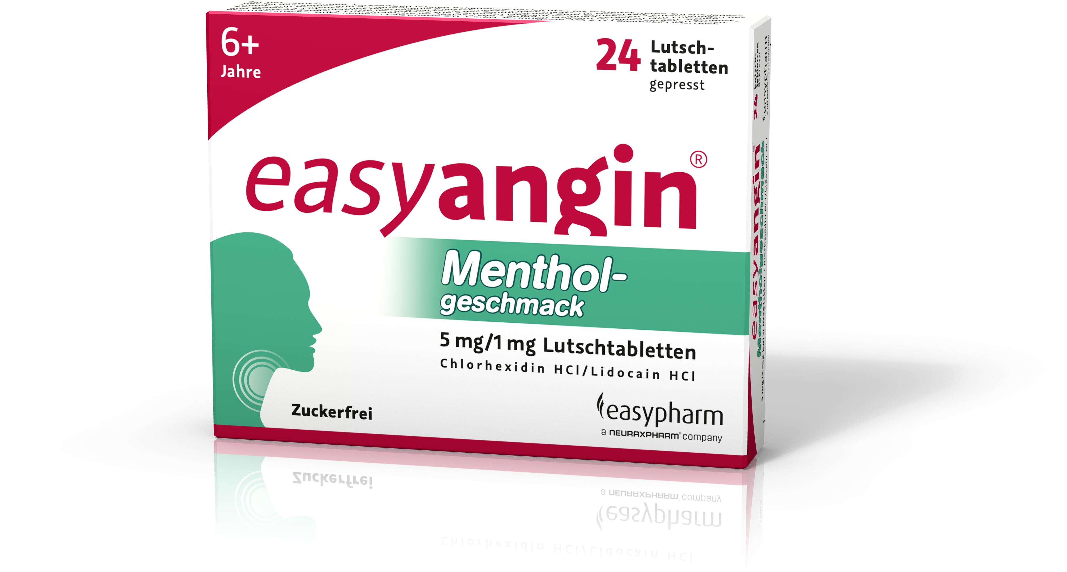 easyangin Mentholgeschmack 5 mg/1 mg - Lutschtabletten