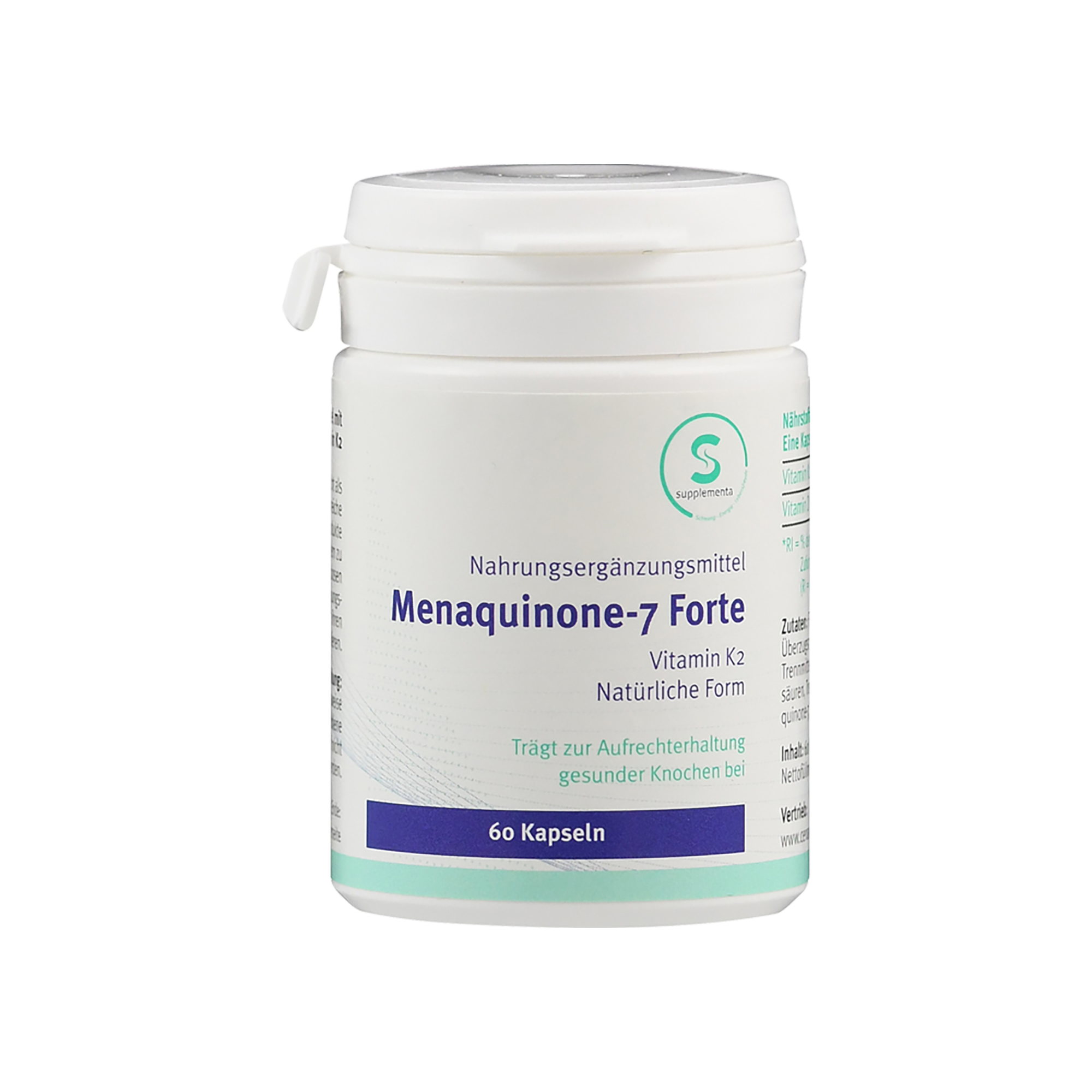 Menaquinone-7 Forte Vitamin K2 Kapseln Supplementa