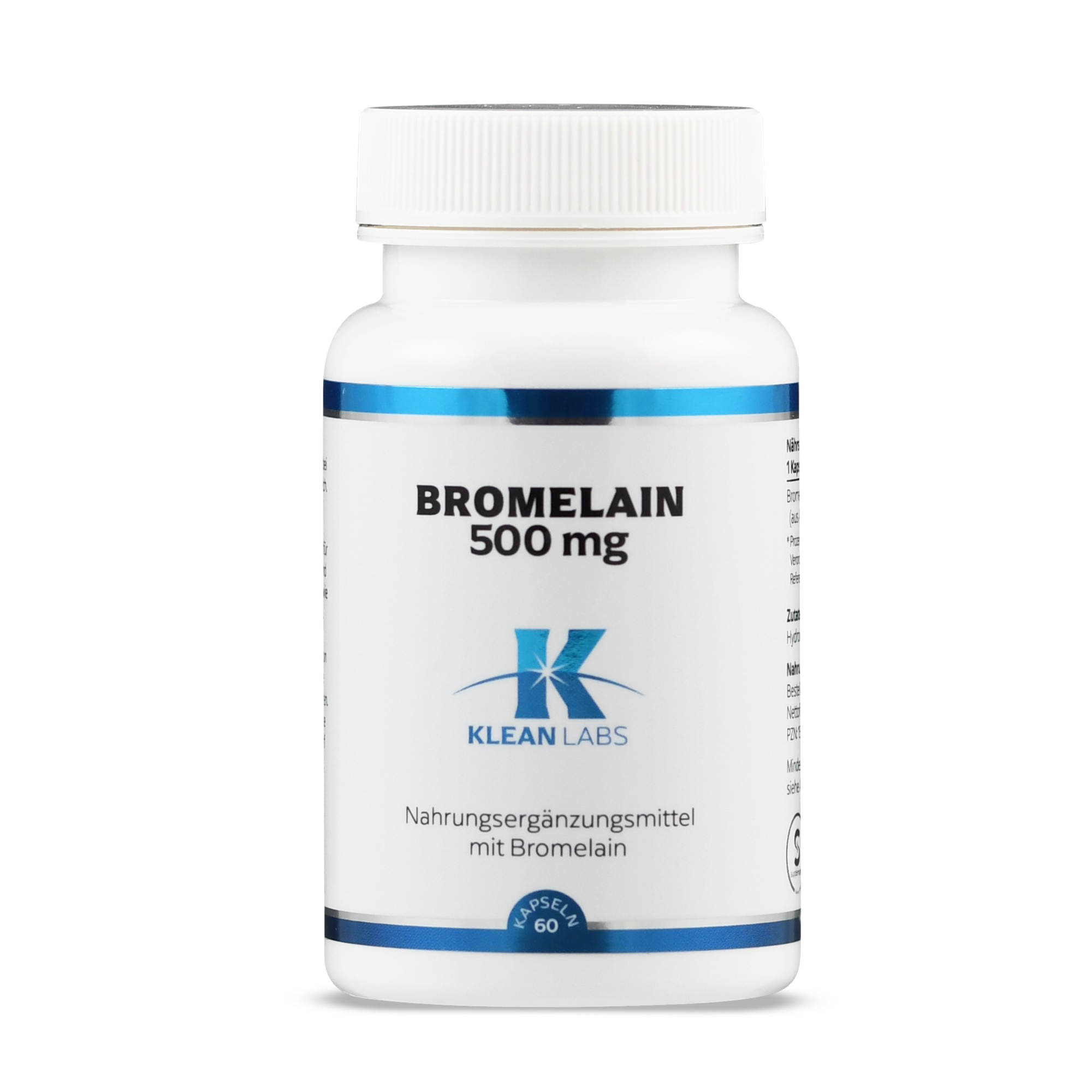 Bromelain Kapseln 500 mg Klean Labs