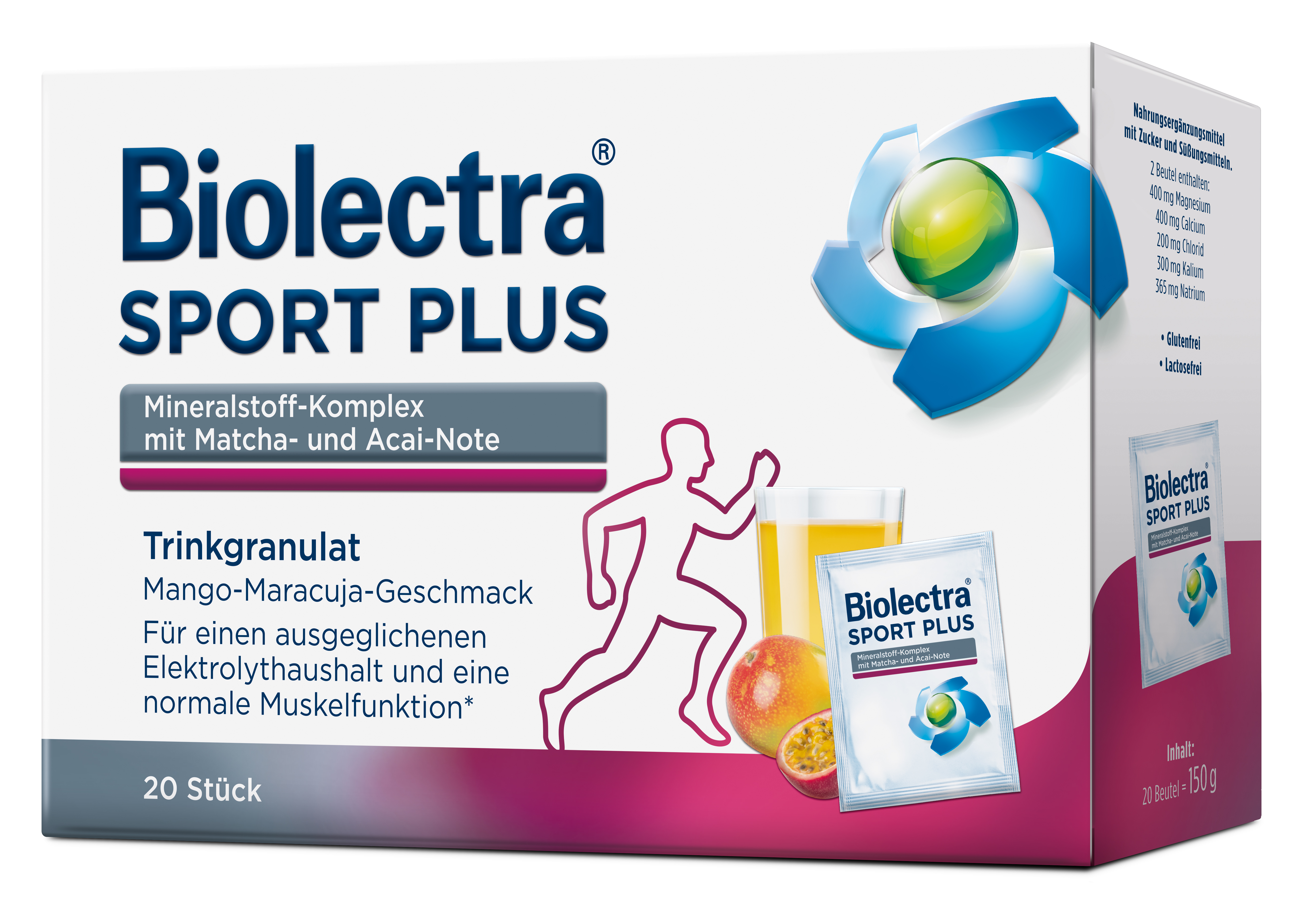 Biolectra®  SPORT PLUS Trinkgranulat  20 ST