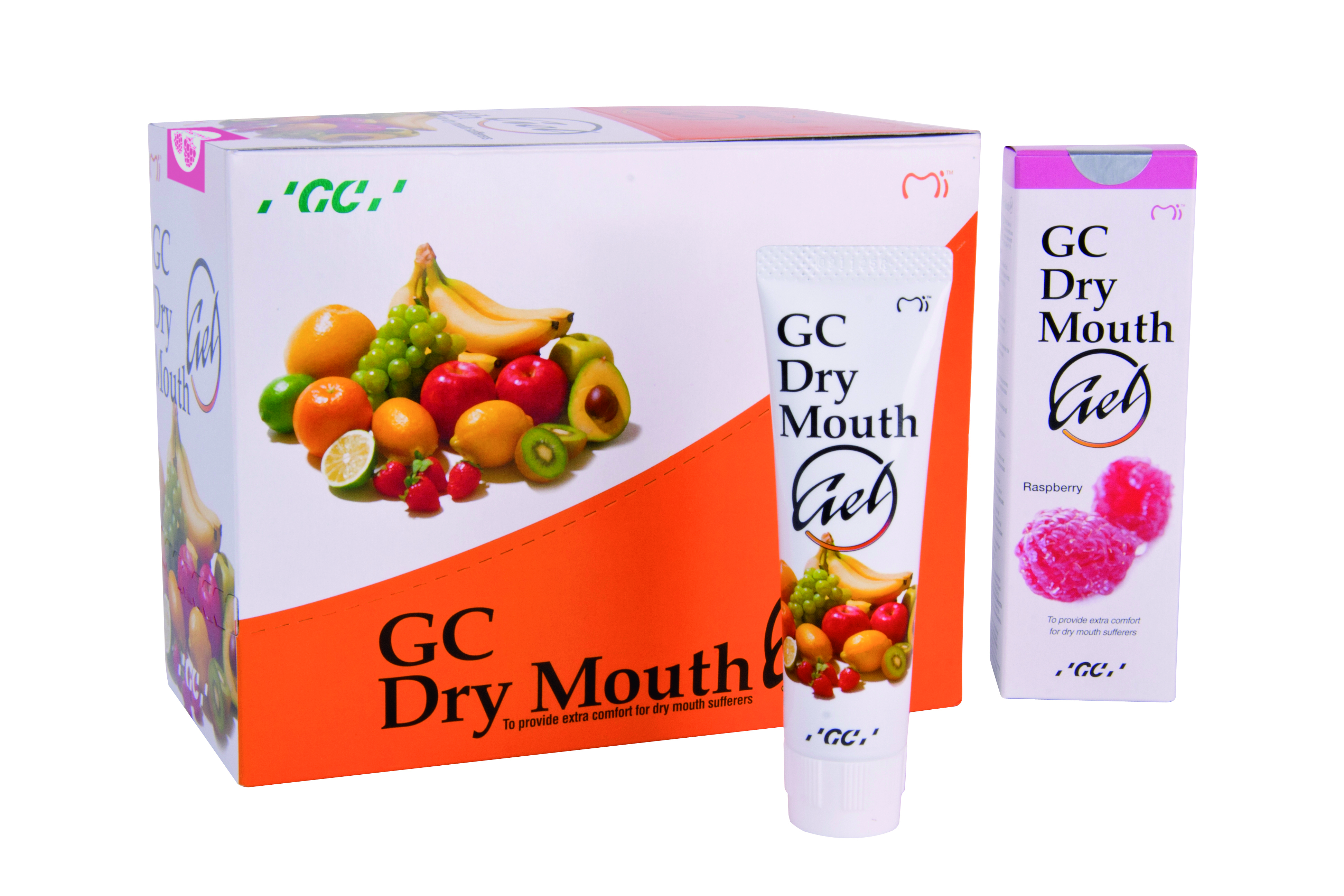 GC Dry Mouth Gel Himbeere
