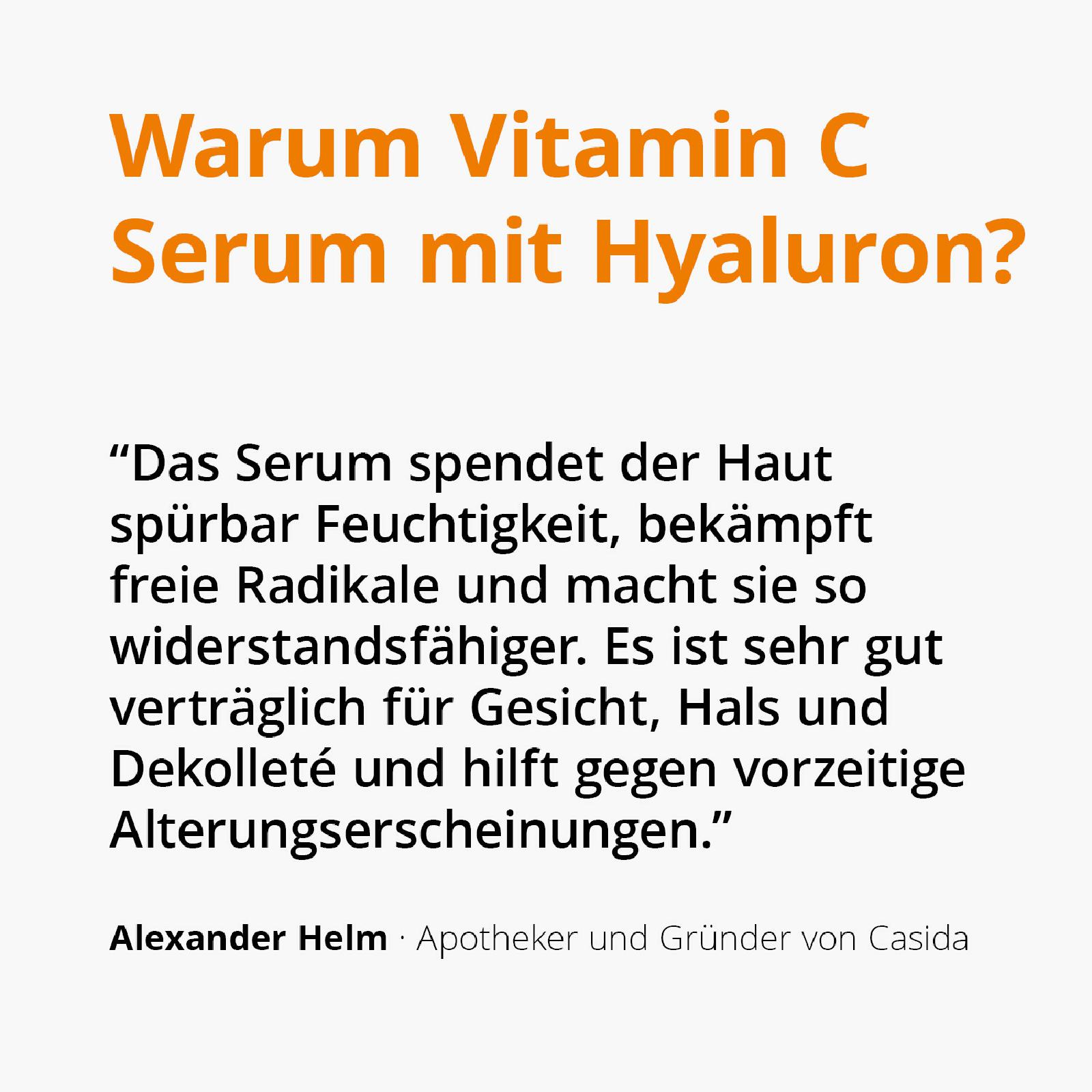 Vitamin C Serum +Hyaluron | Deine Apotheke