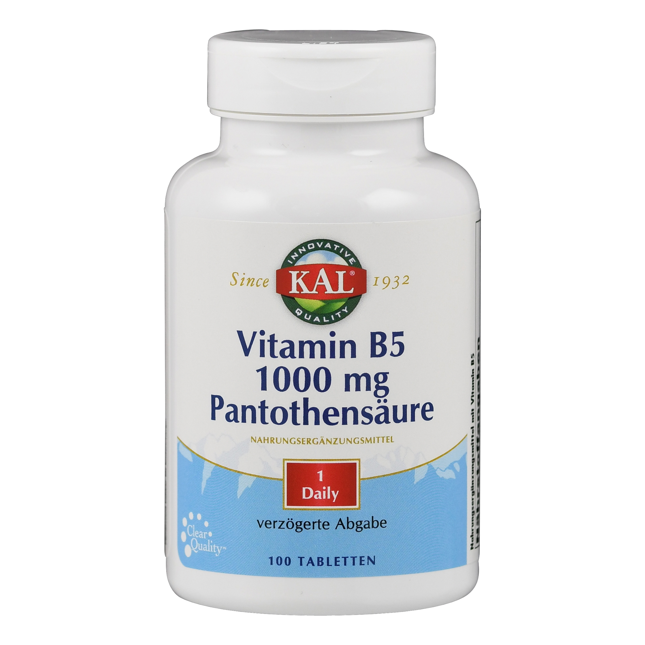 Supplementa Vitamin B5 1000 Mg Pantothensäure Tabletten | Deine Apotheke