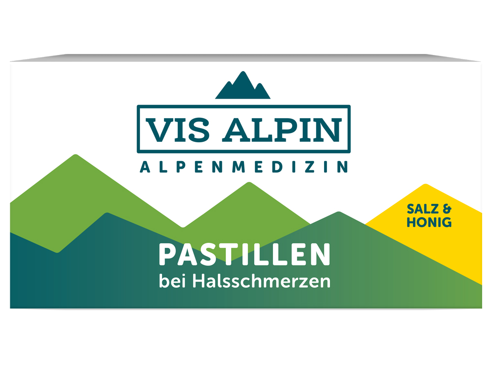 VIS ALPIN Alpensalzpastillen Honig