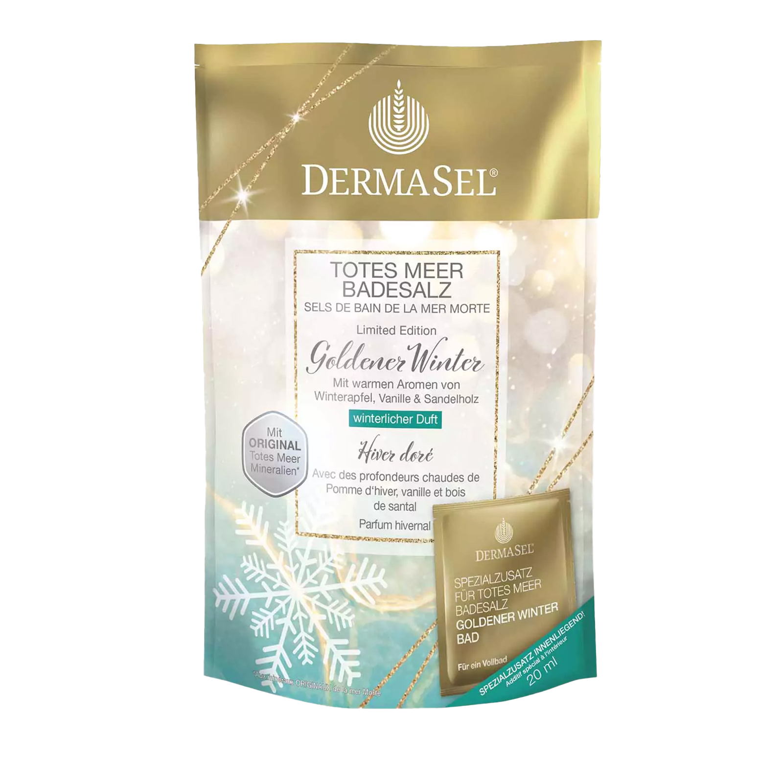 DermaSel® Totes Meer Badesalz Goldener Winter