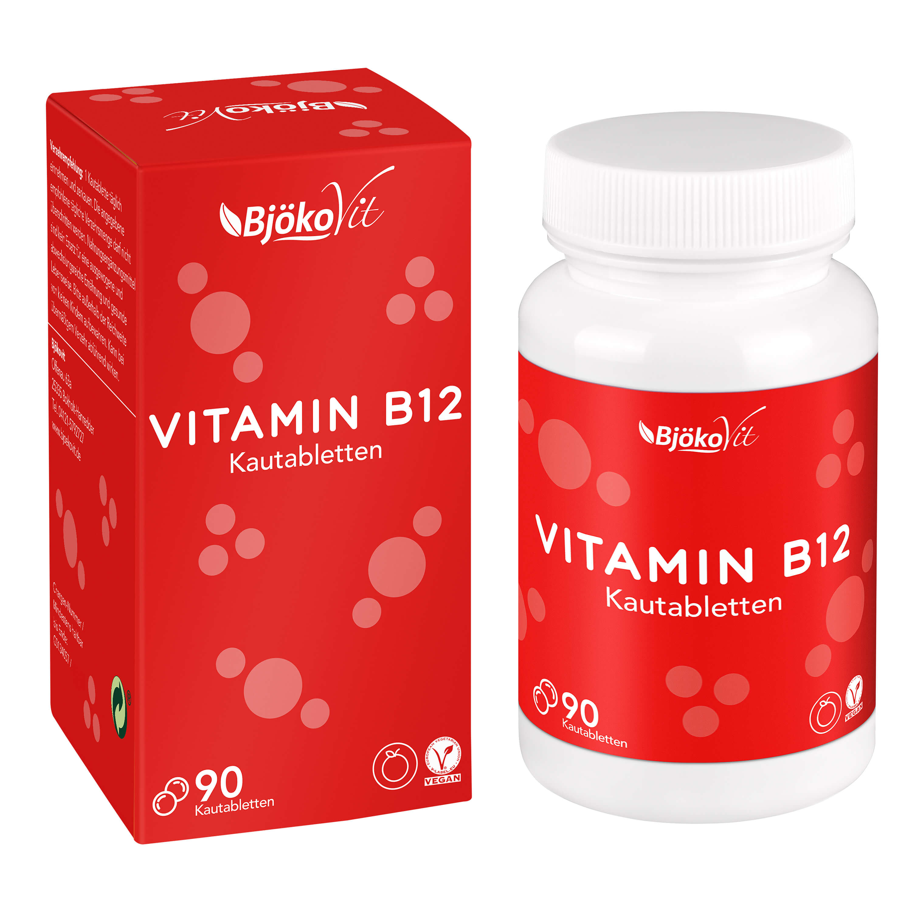 BjökoVit Vitamin B12 Kautabletten 500mcg vegan