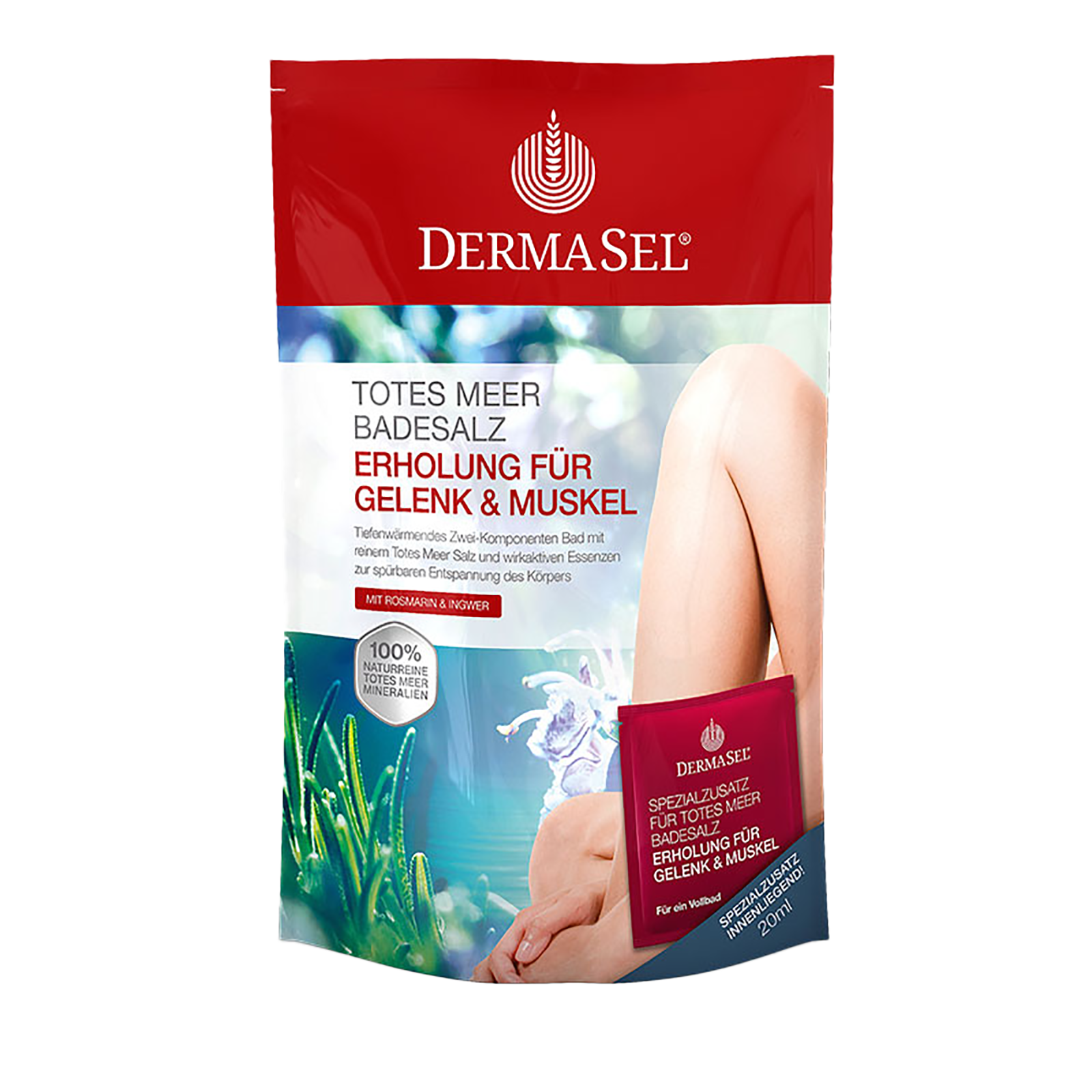 DermaSel® Totes Meer Badesalz Erholung für Gelenk und Muskel