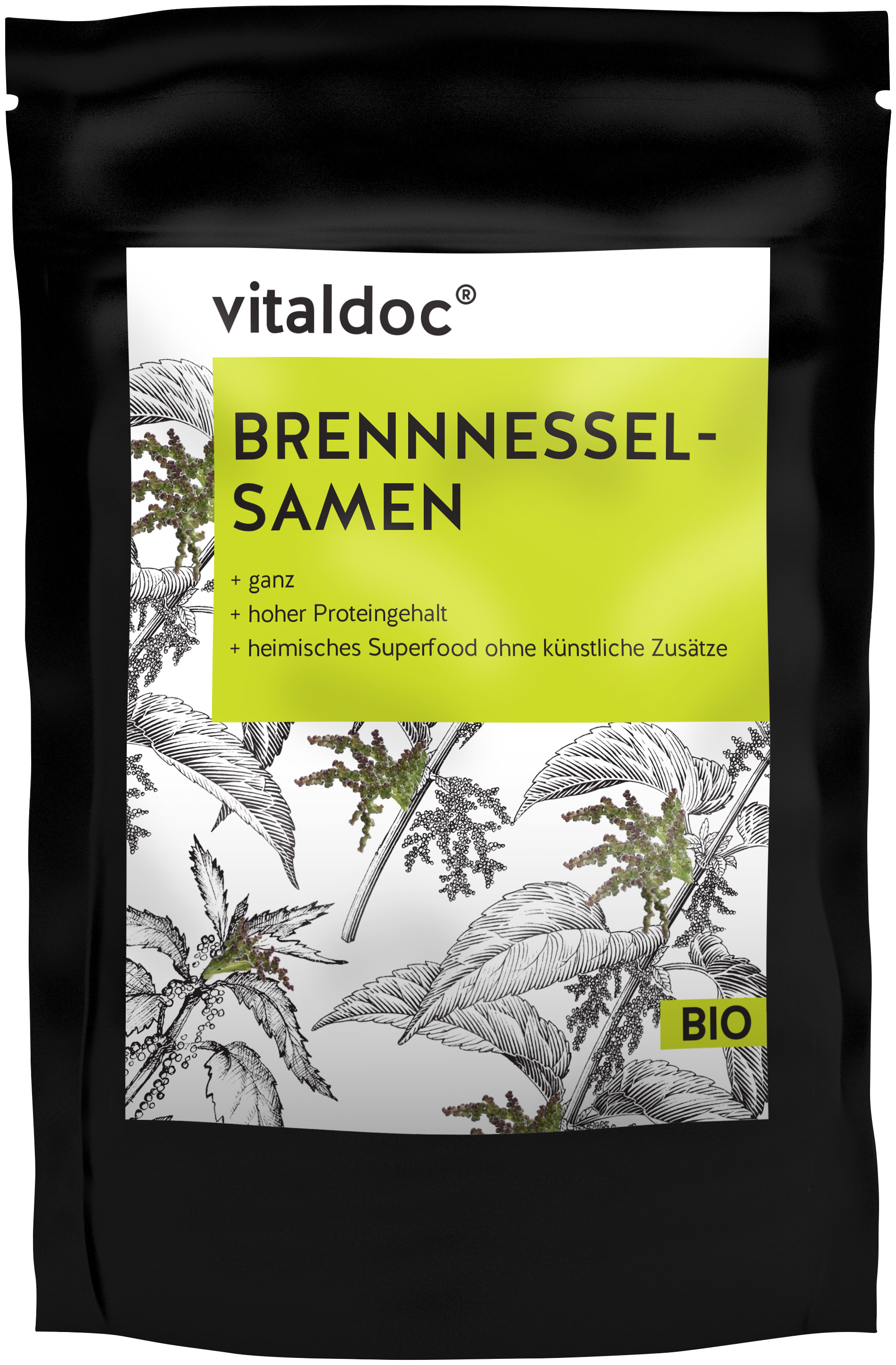 vitaldoc® BRENNNESSEL-SAMEN, Bio