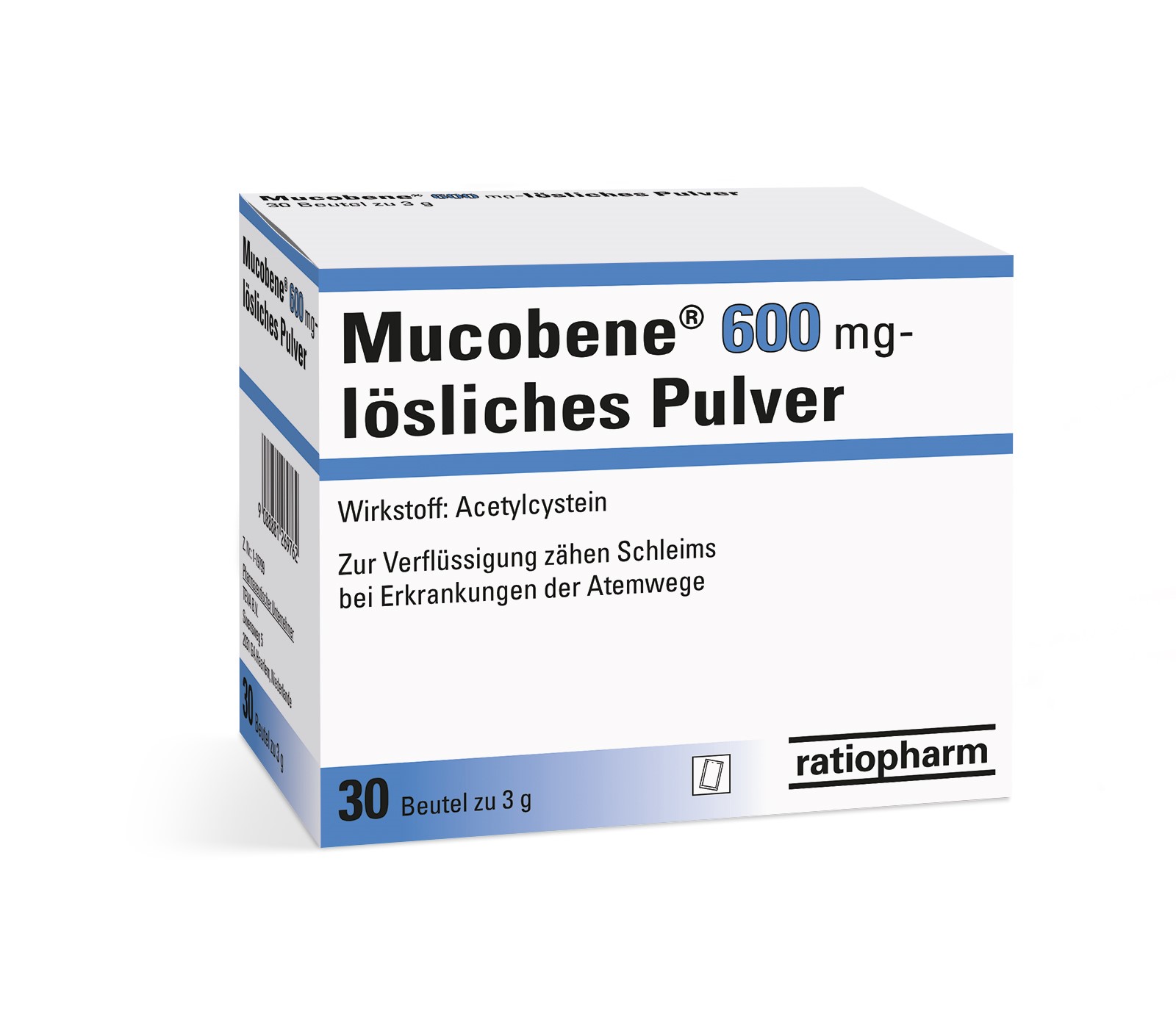 Mucobene 600 mg - lösliches Pulver