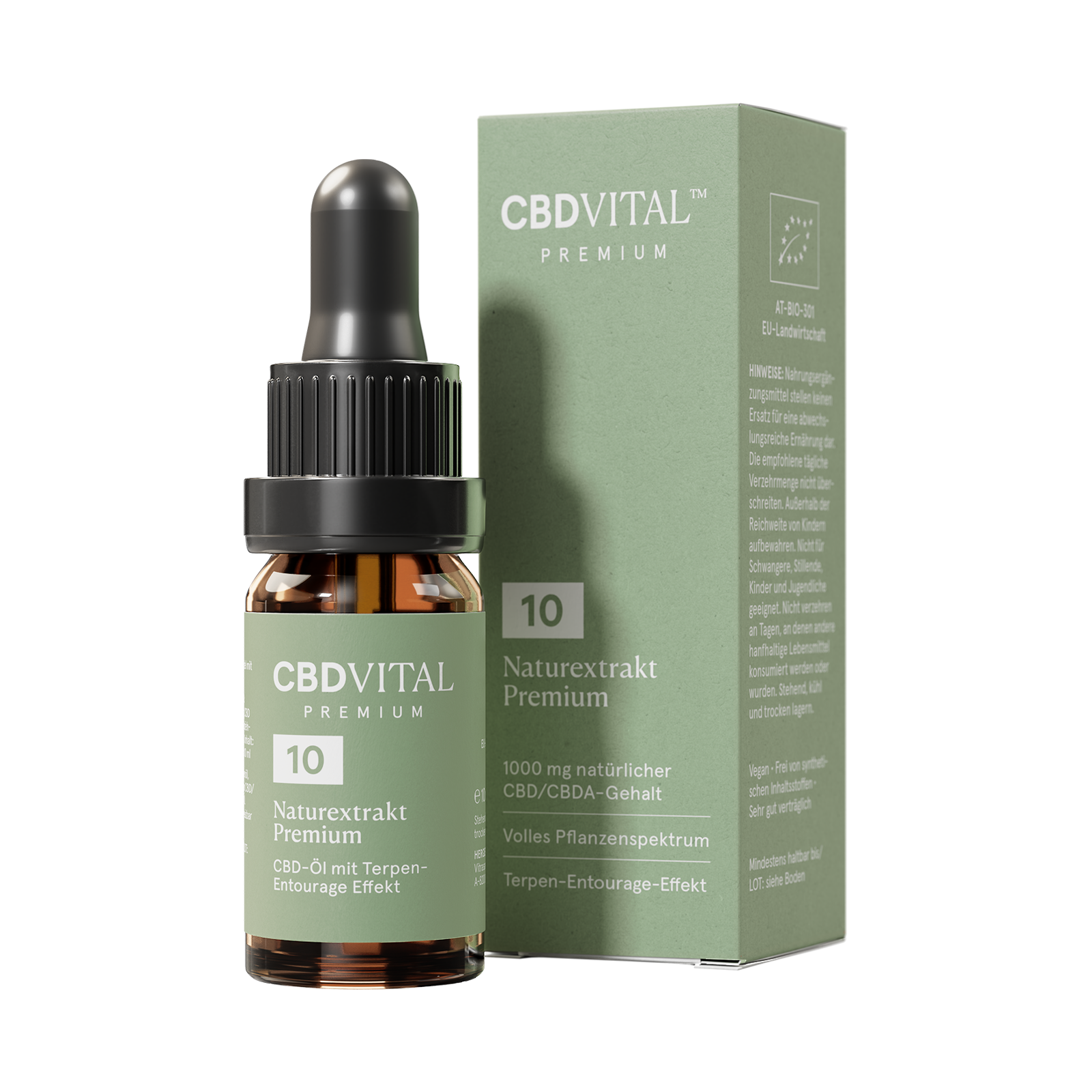 CBD VITAL Naturextrakt PREMIUM Öl 10%